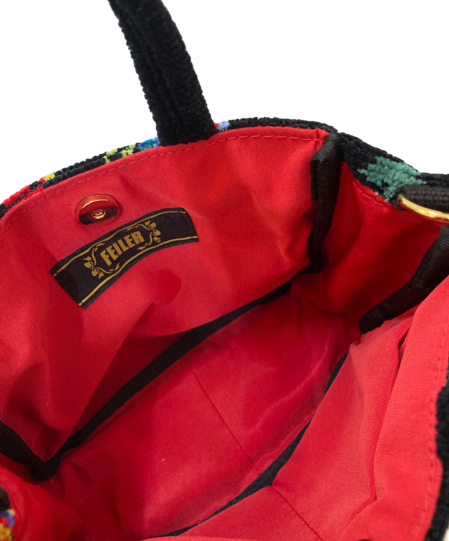 中古・古着通販】FEILER (フェイラー) ハイジ2WAYミニバッグ ブラック