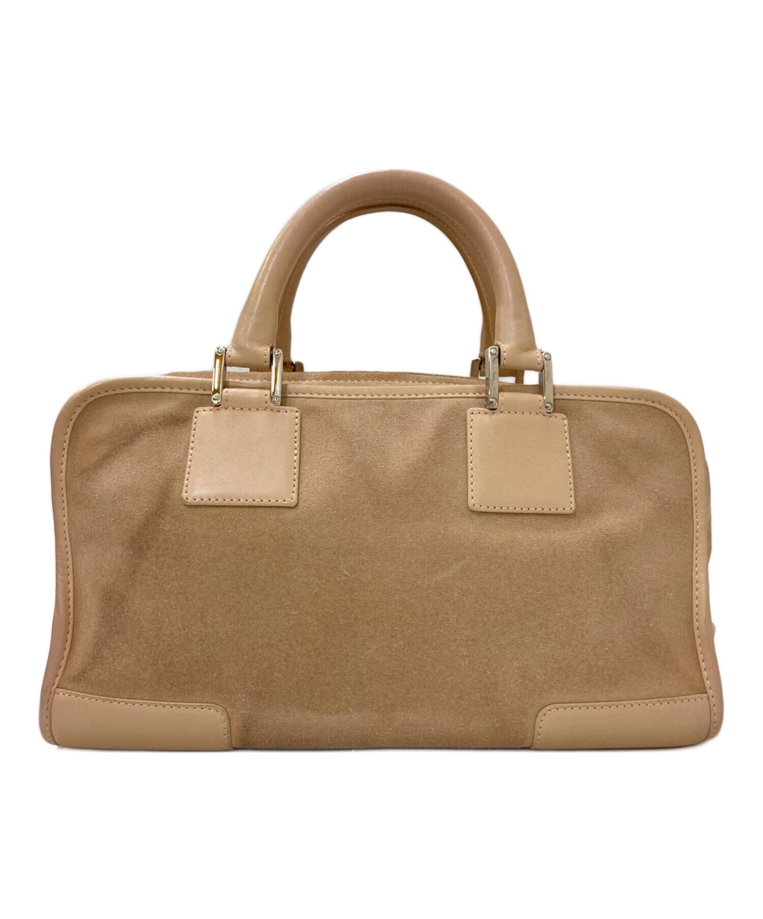 中古・古着通販】LOEWE (ロエベ) スウェード アマソナ30 ハンドバッグ 