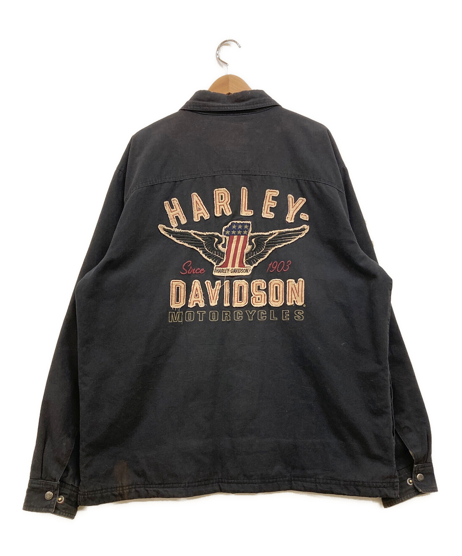 中古・古着通販】HARLEY-DAVIDSON (ハーレーダビッドソン) 刺繍シェル 