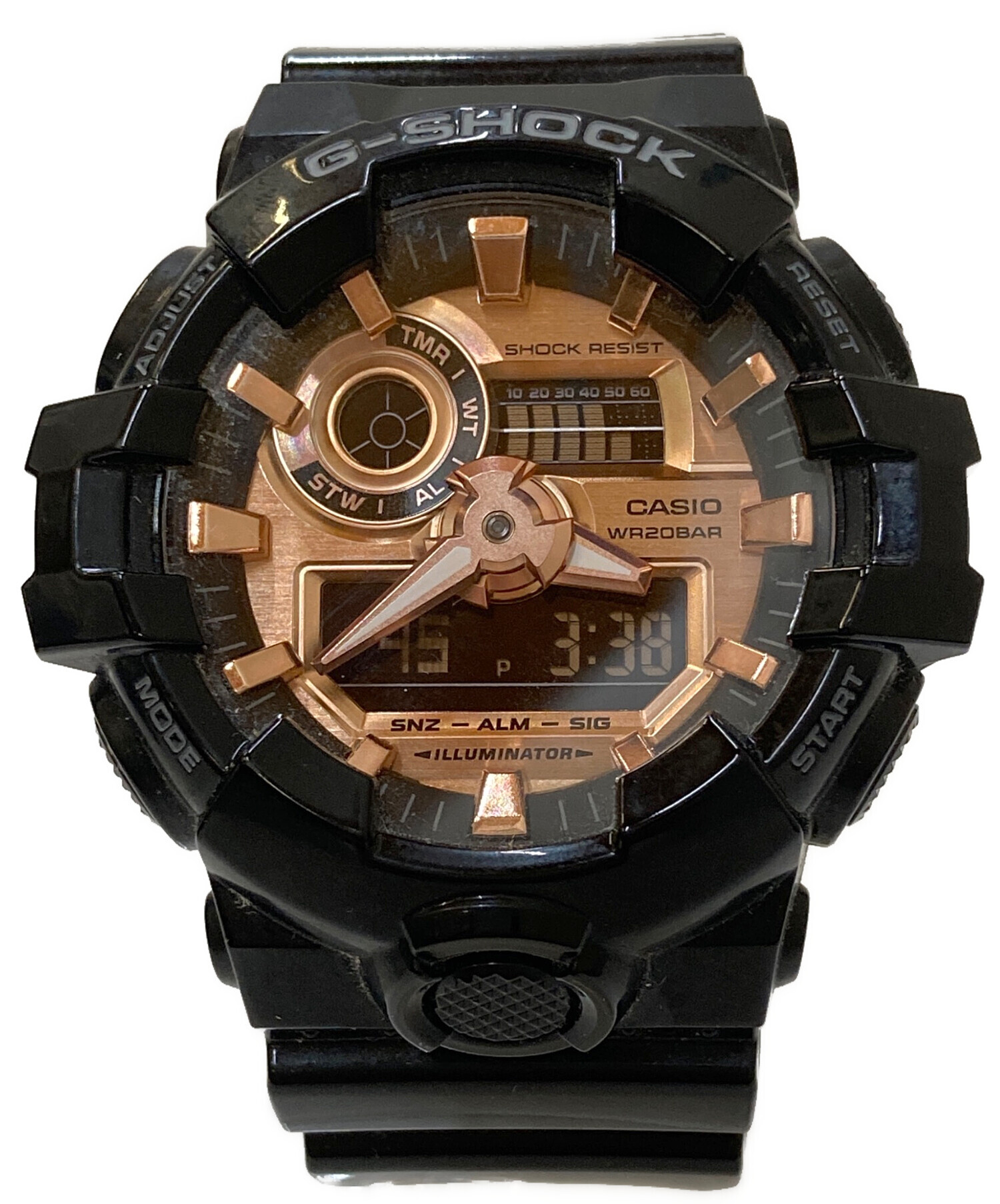 中古・古着通販】CASIO (カシオ) G-SHOCK BLACK&ROSE GOLD 腕時計 