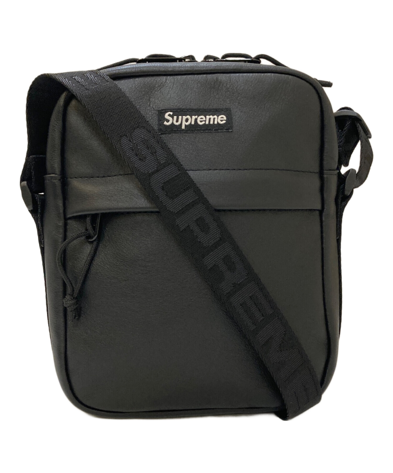 中古・古着通販】SUPREME (シュプリーム) Leather Shoulder Bag 