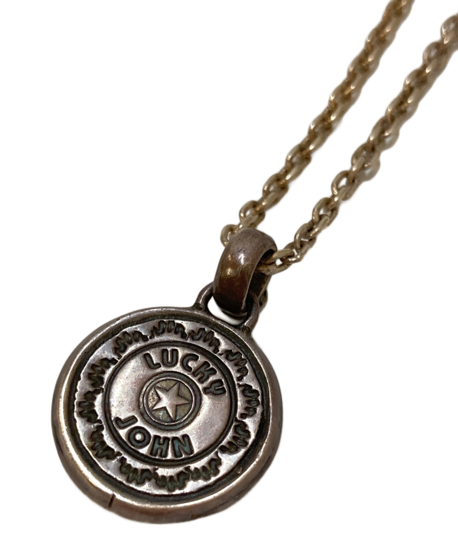 LUCKY JOHN・ラッキージョン・ネックレストップ・STERLING・925 中古・古着通販】LUCKY JOHN (ラッキージョン) スターオーバーレイ