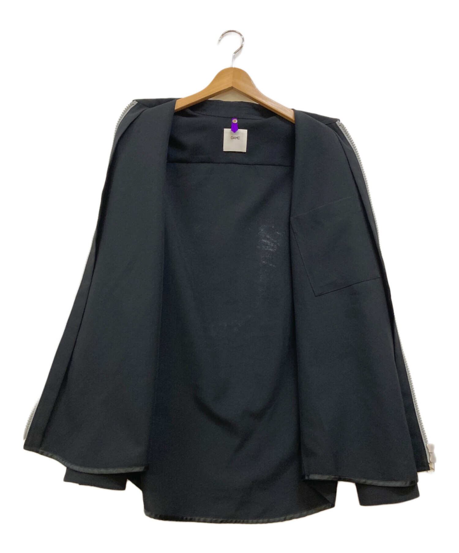 中古・古着通販】OAMC (オーエーエムシー) IAN SHIRT ブラック サイズ