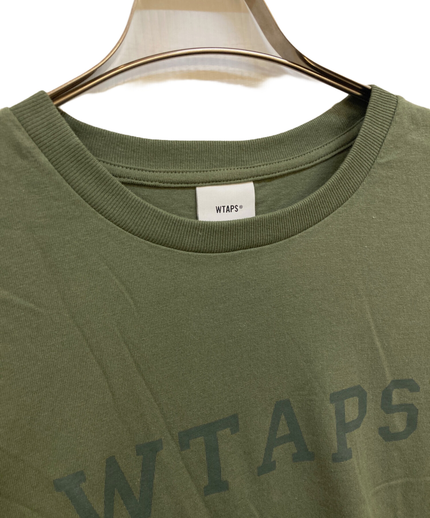 中古・古着通販】WTAPS (ダブルタップス) COLLEGE/SS グリーン サイズ 