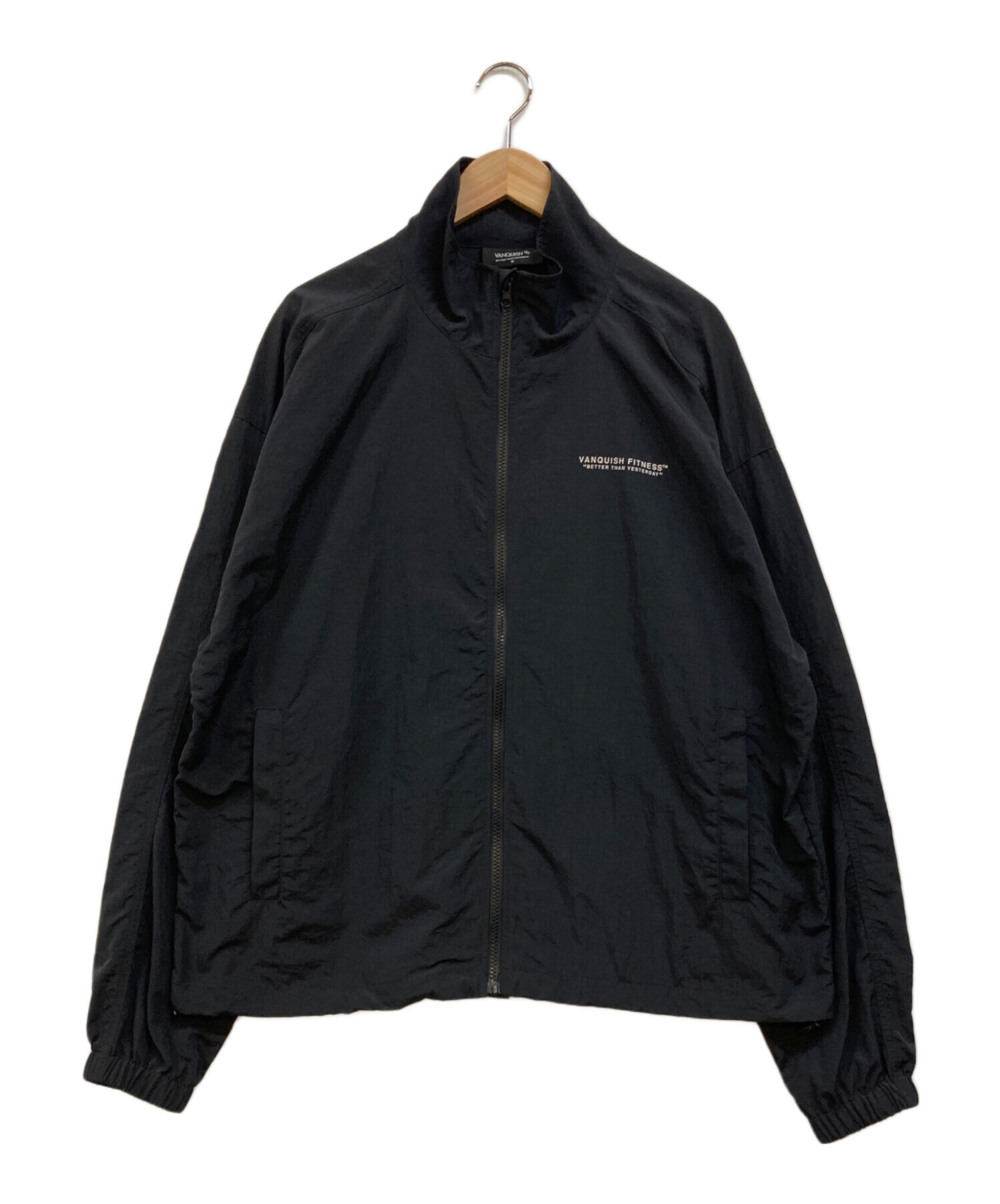 中古・古着通販】VANQUISH (ヴァンキッシュ) BLACK OVERSIZED TRACK 