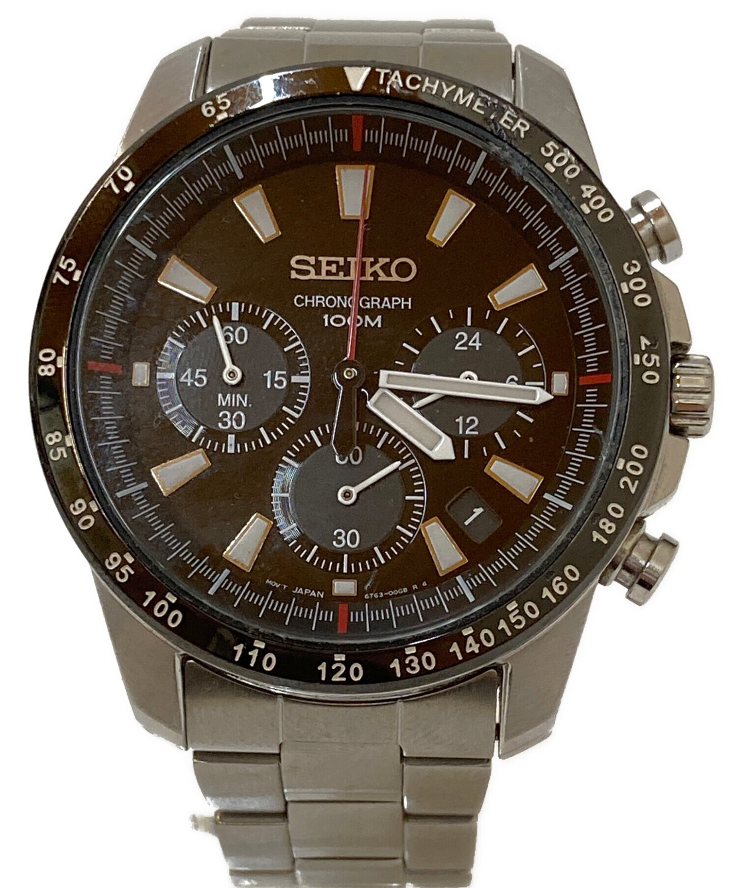 中古・古着通販】SEIKO (セイコー) クオーツ腕時計 ブラック｜ブランド