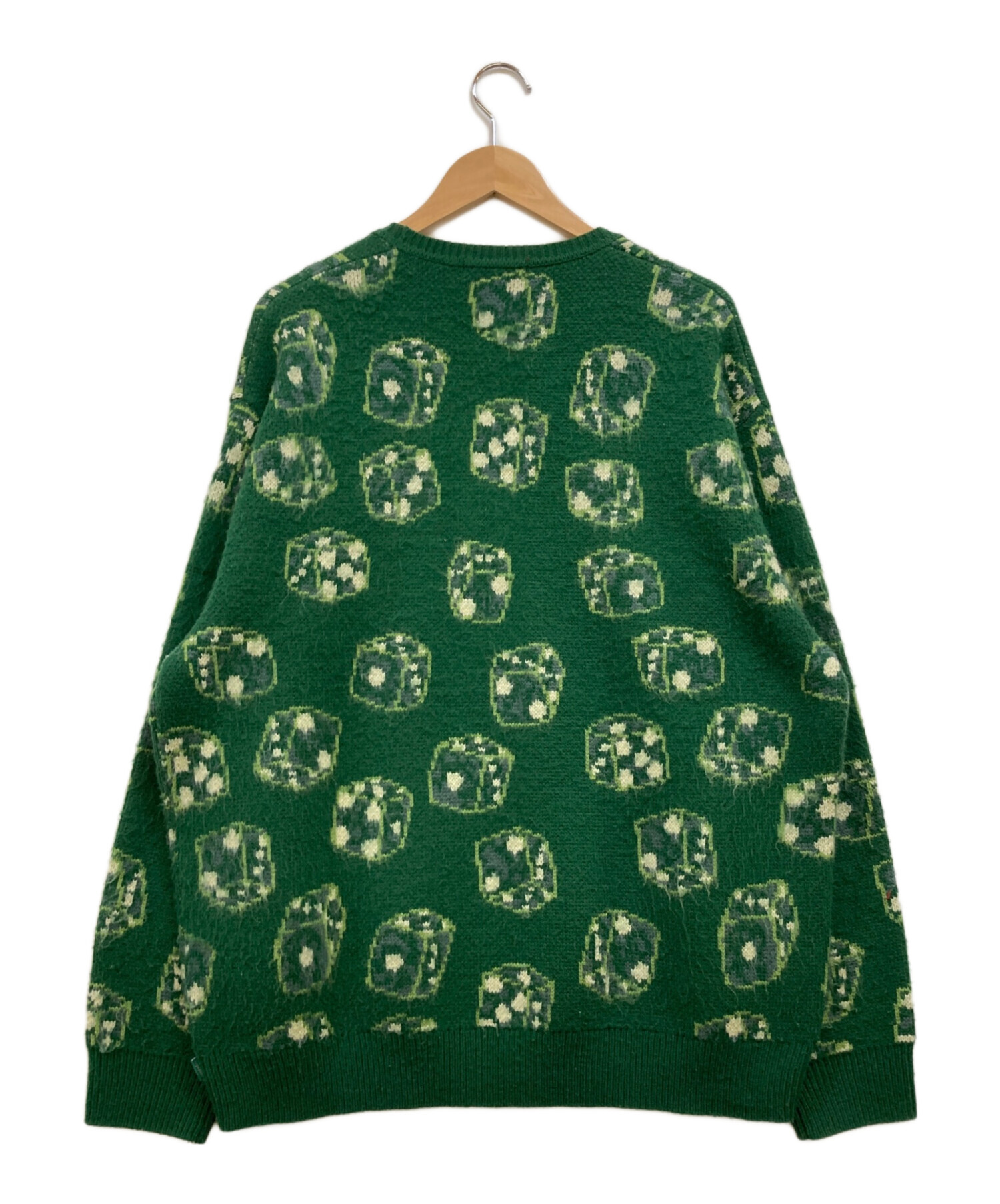 Supreme 22aw Dice Sweater Green L Supreme Terry Small Box Sweater