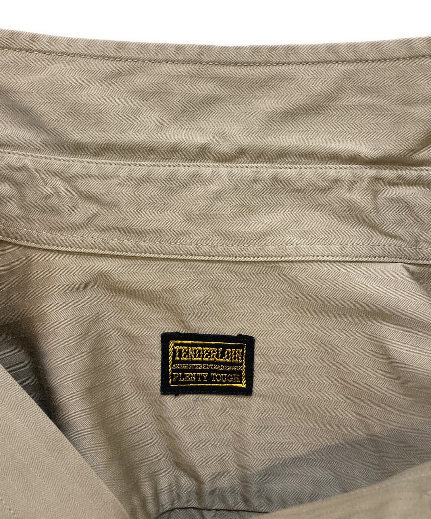 中古・古着通販】TENDERLOIN (テンダーロイン) ワークシャツ ベージュ