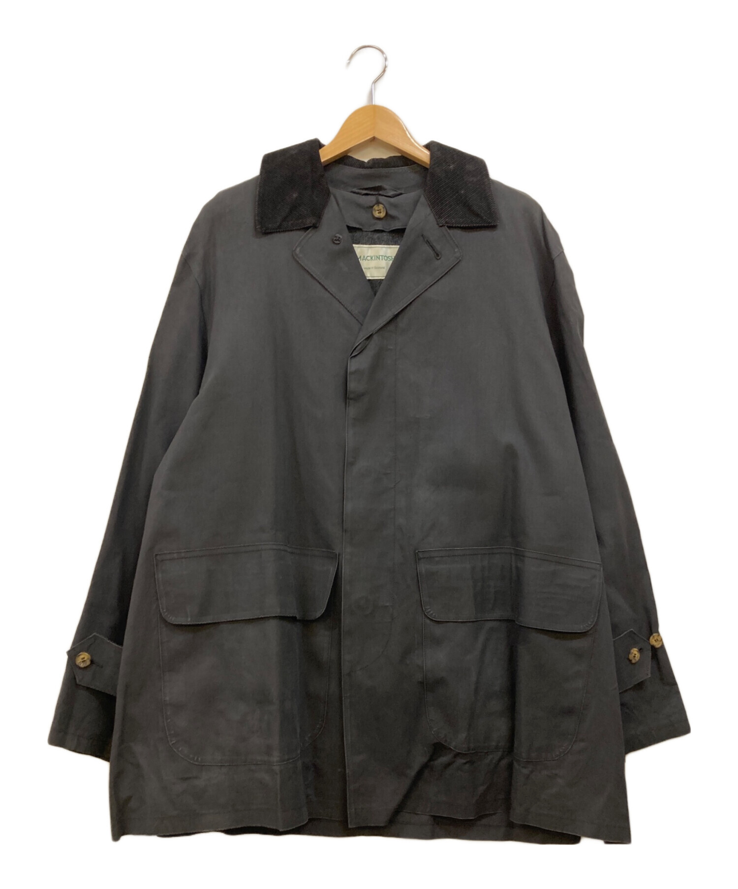 中古・古着通販】MACKINTOSH (マッキントッシュ) ゴム引きステンカラー