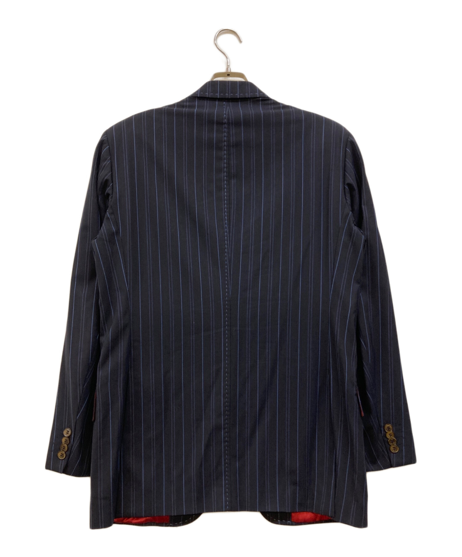 ETRO(エトロ) ネイビー　セットアップ 中古・古着通販】ETRO (エトロ) ステッチストライプデザイン