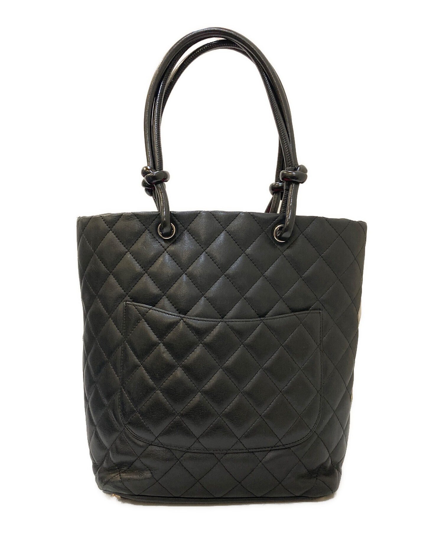中古・古着通販】CHANEL (シャネル) カンボンライン ミディアム トート 