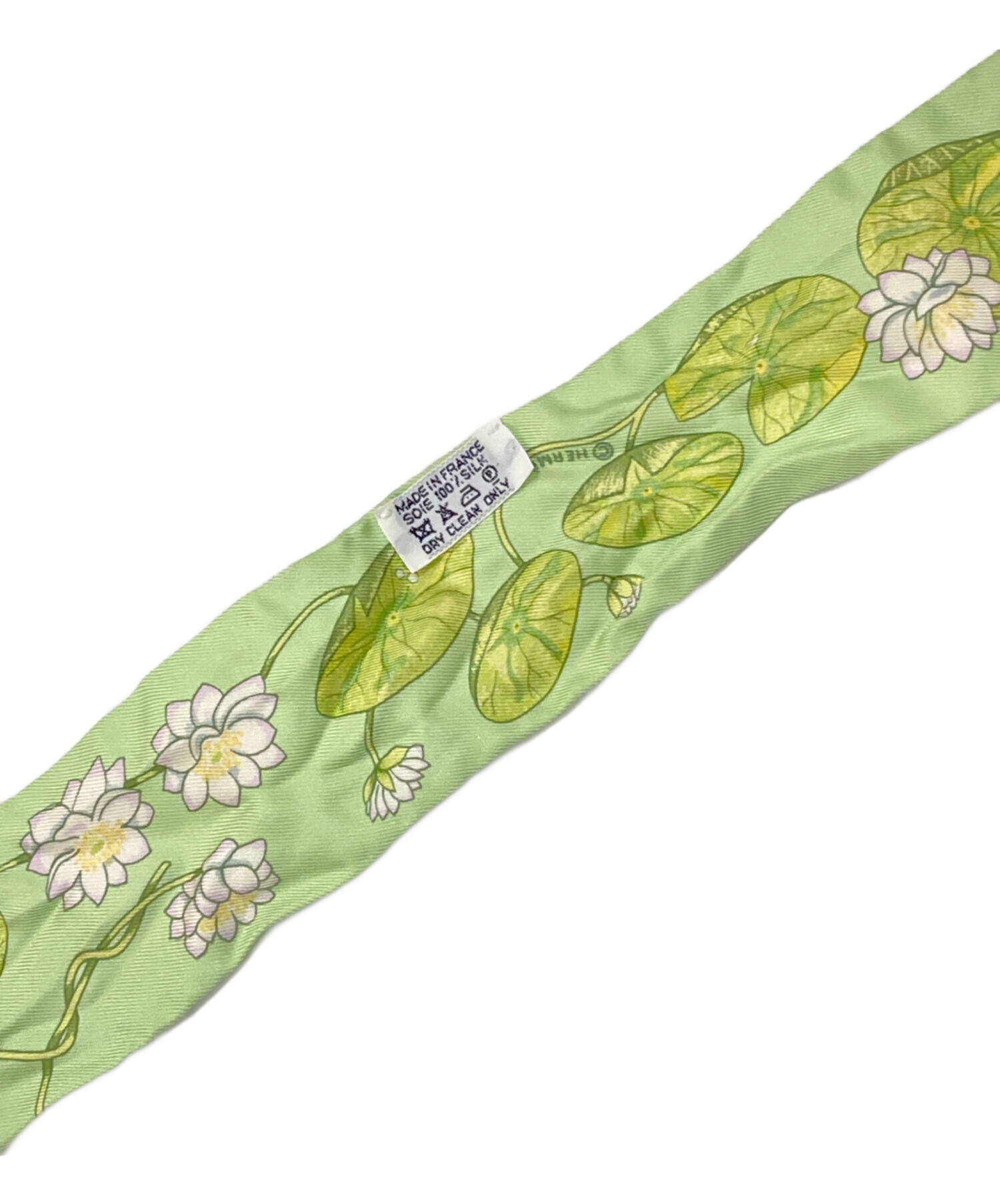 中古・古着通販】HERMES (エルメス) ツイリー ”FLEURS DE LOTUS” 『蓮