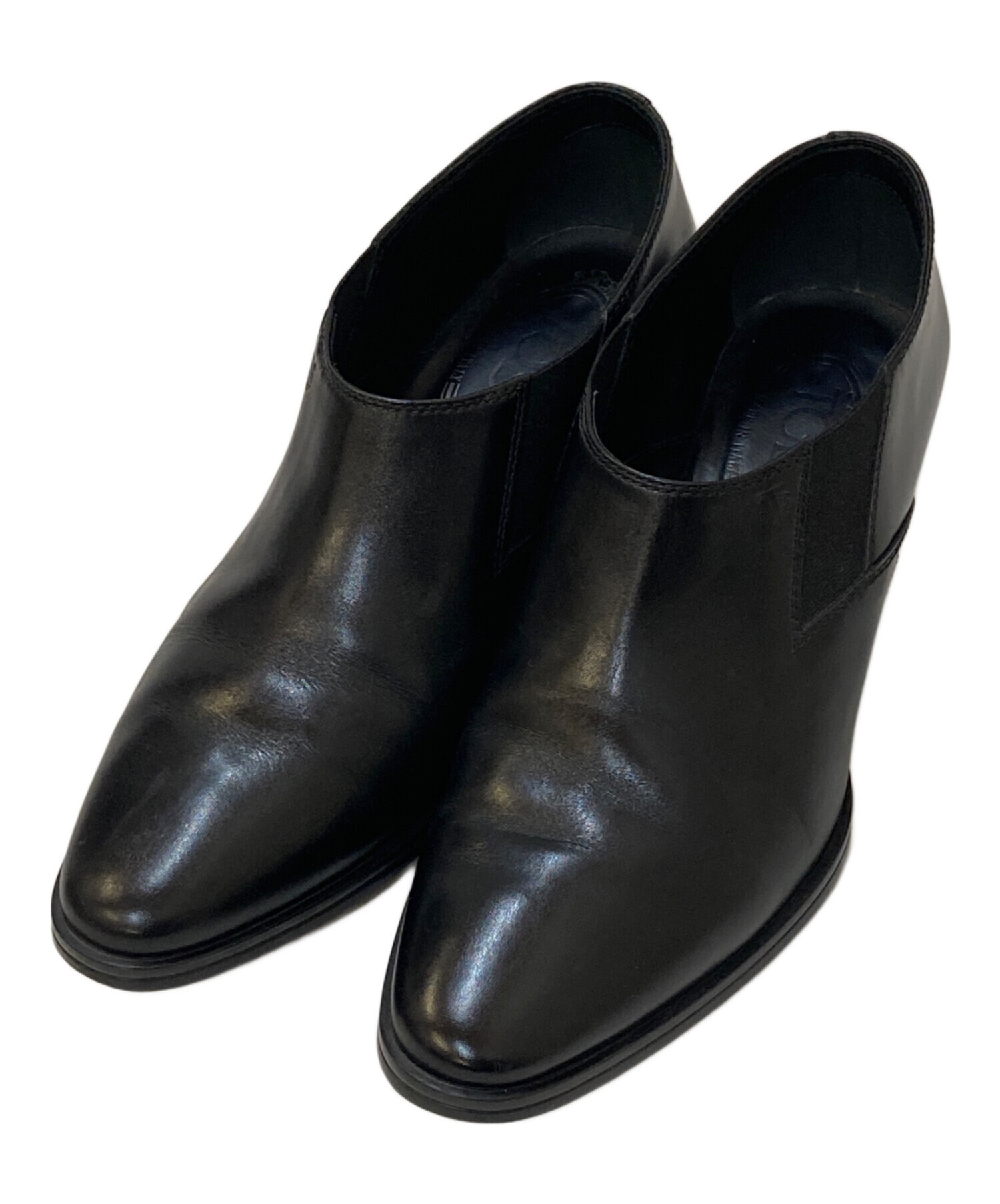 中古・古着通販】TOD'S (トッズ) サイドゴアブーティ ブラック サイズ