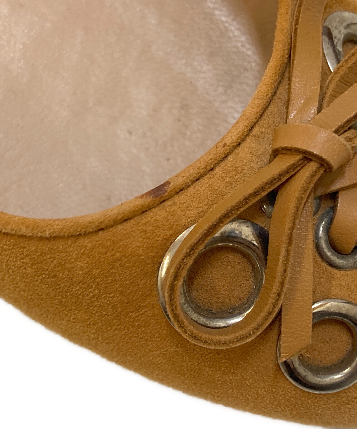 中古・古着通販】TOD'S (トッズ) フラットシューズ オレンジ サイズ:35