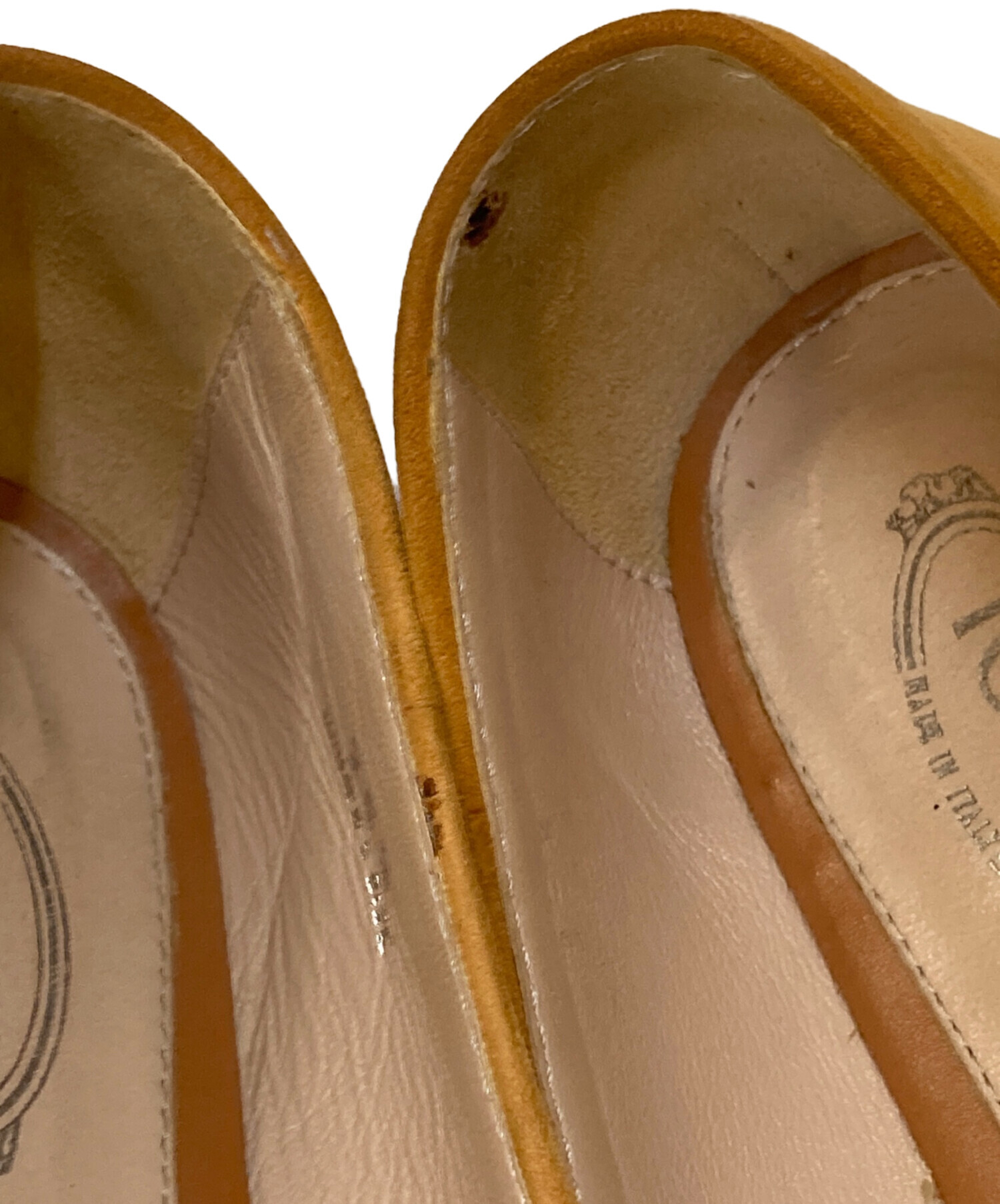 中古・古着通販】TOD'S (トッズ) フラットシューズ オレンジ