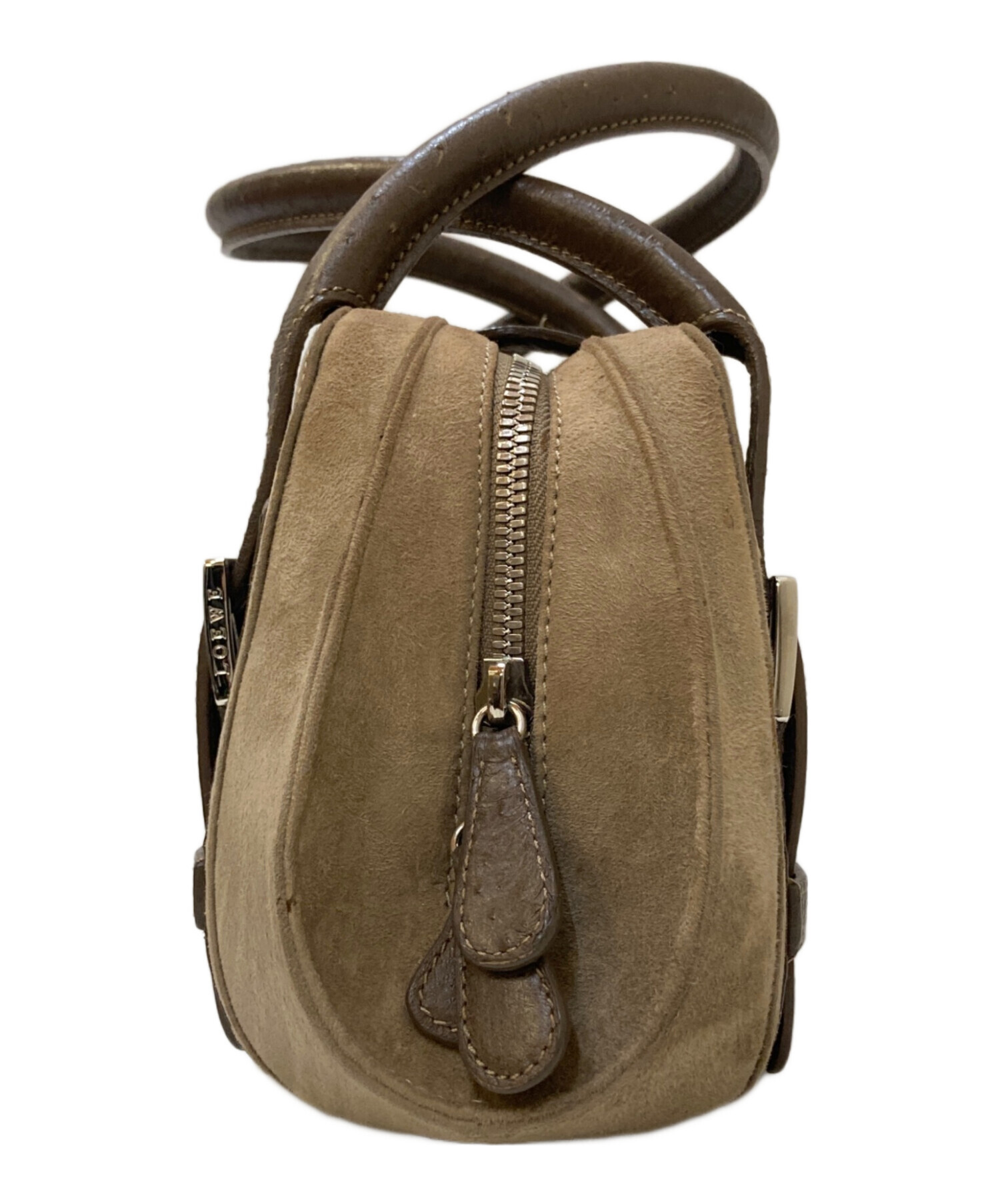 中古・古着通販】LOEWE (ロエベ) センダスウェードハンドバッグ 