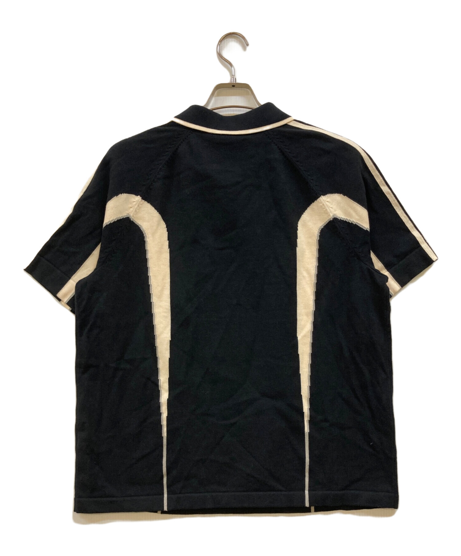 中古・古着通販】CORTEIZ (コーテイズ) ニットポロシャツ ブラック
