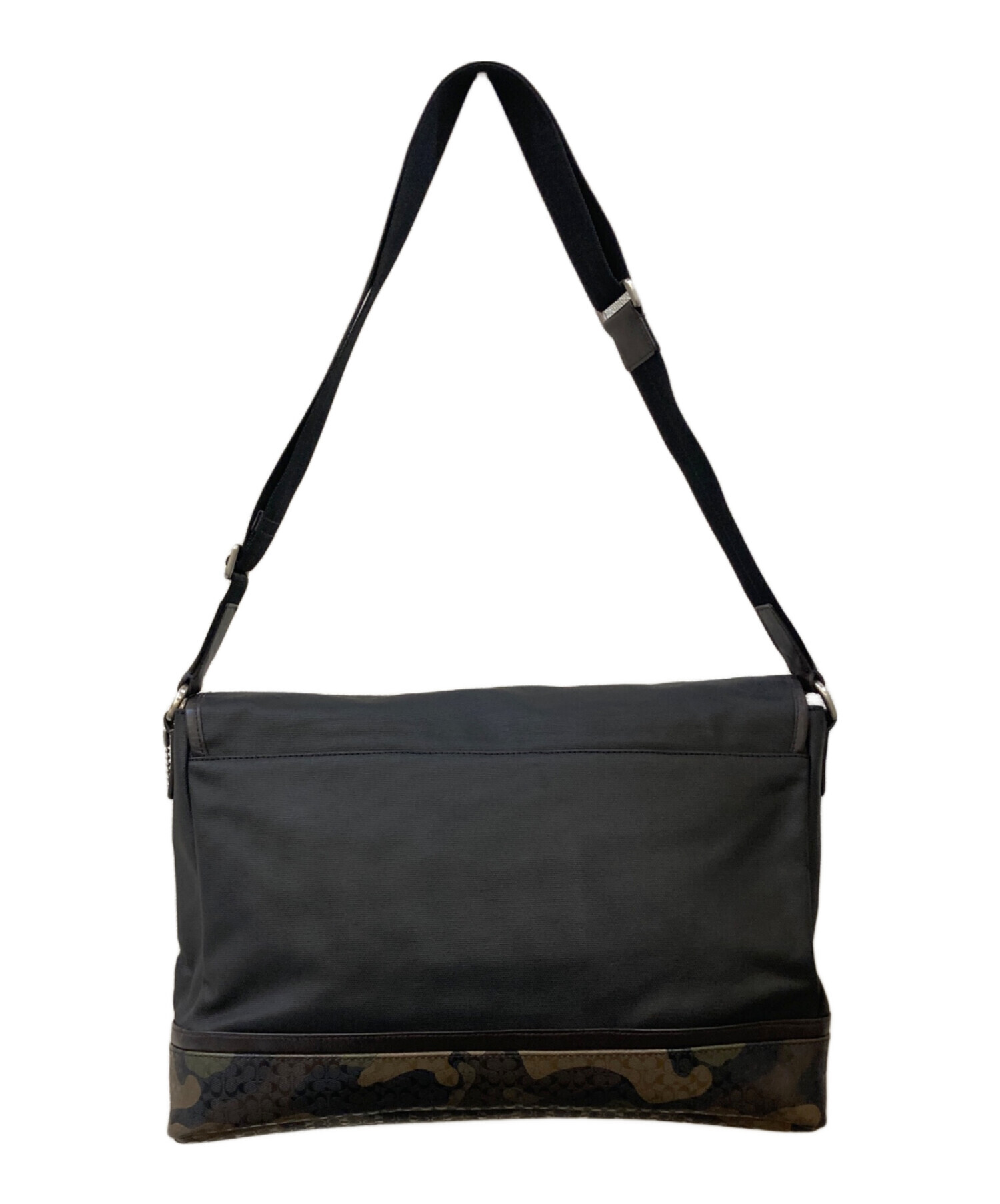 中古・古着通販】COACH (コーチ) シグネチャーカモ メッセンジャー 