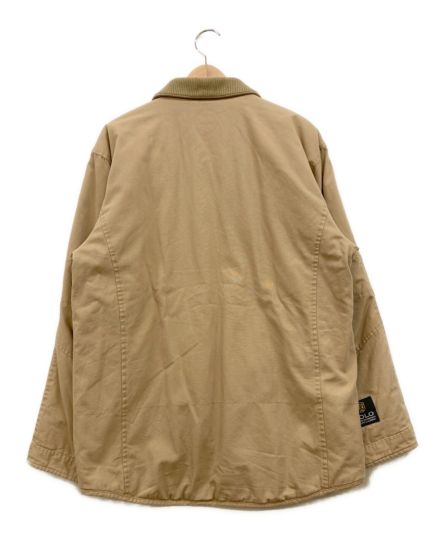 レディース POLO JEANSポロジーンズ ジップアップ ジャケット ベージュ M