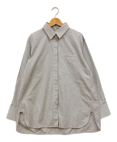 美品 エブール ebure ローガンコットンシャツブラウス 2way 秋服 3002013721191023_01_9067w.jpeg