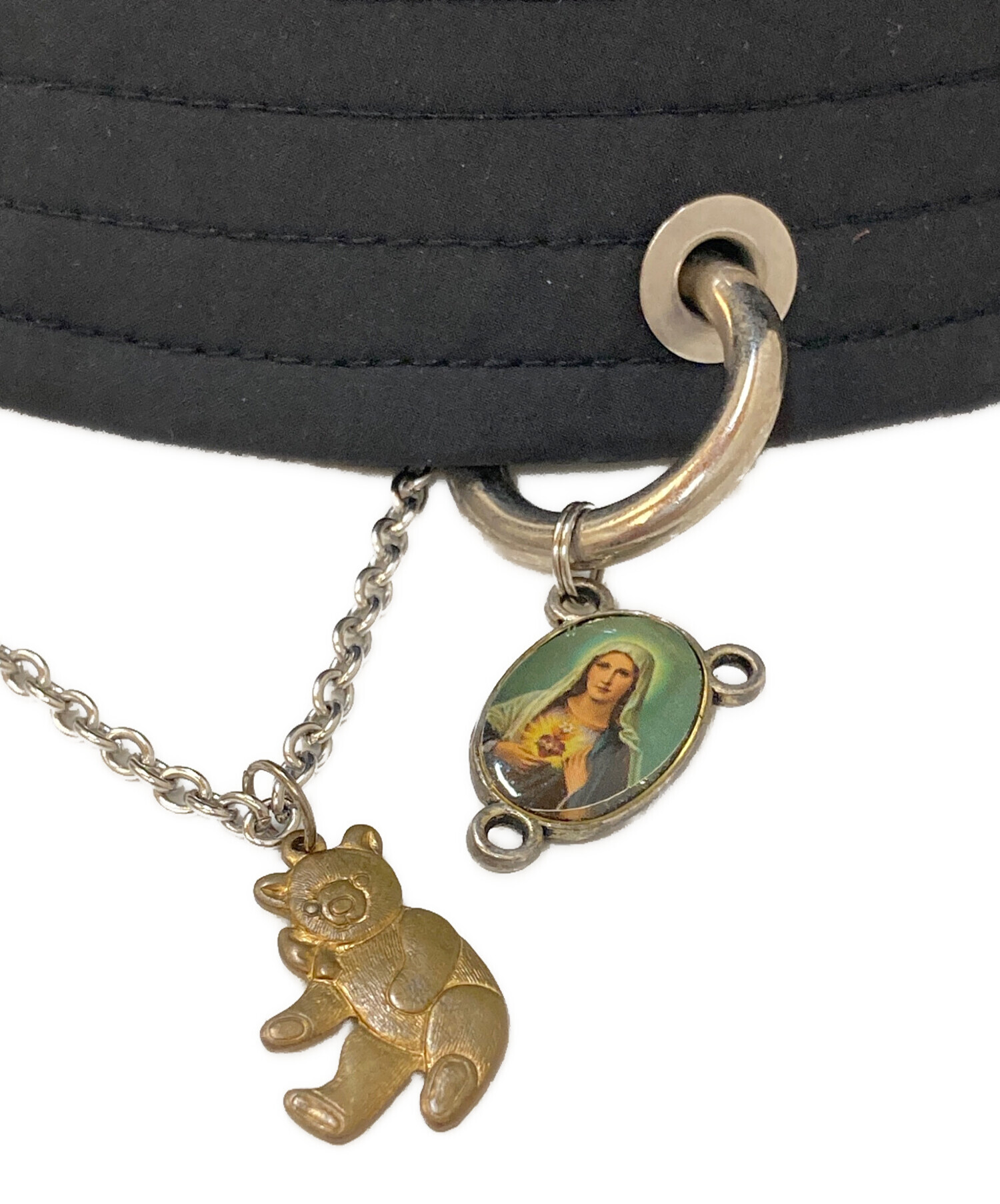 【希少・美品】クリームソーダ バケット ハット 80年代 / サイズM stussy(ステューシー) 90s 紺タグバケットハット レッド サイズ L/XL