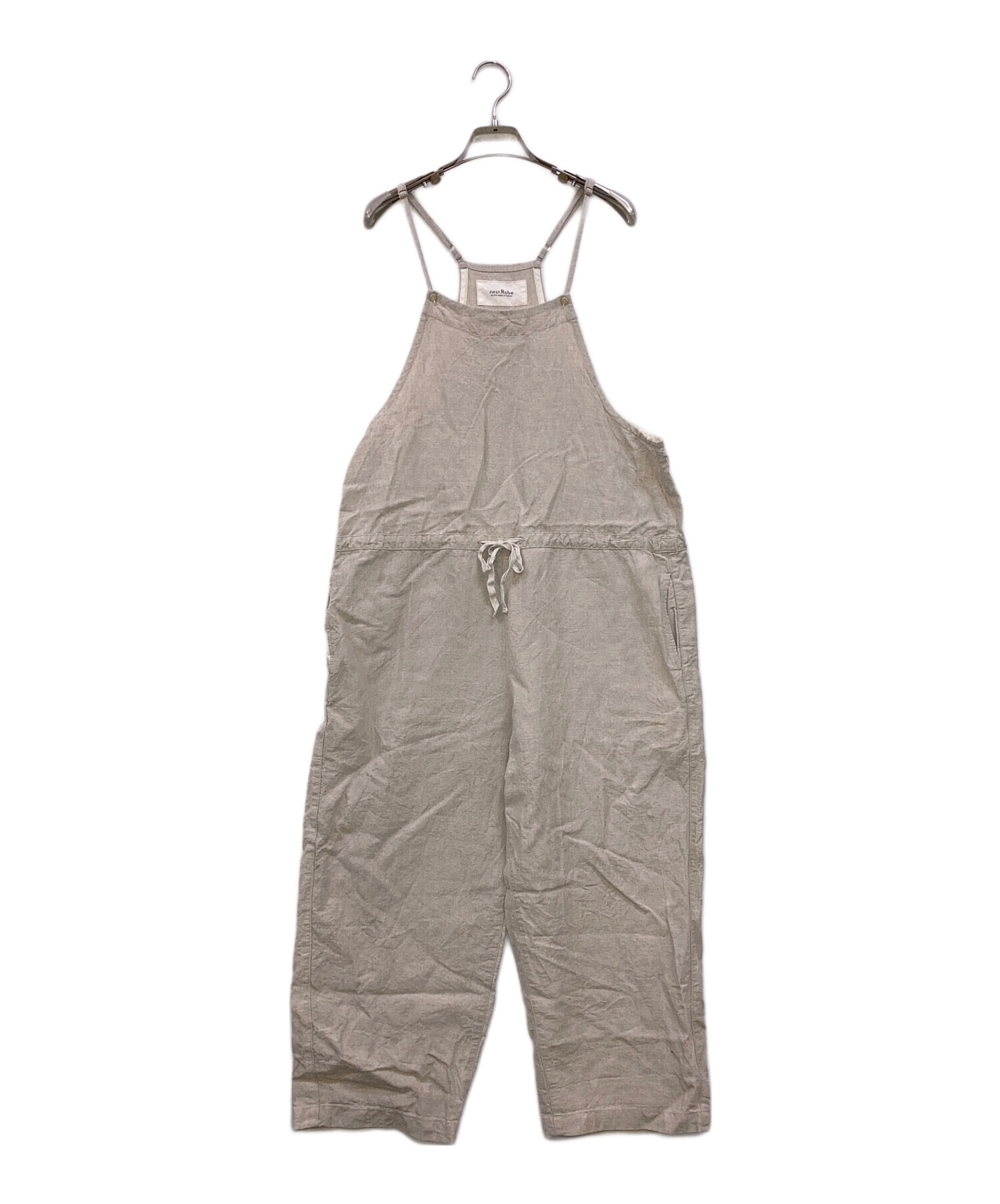 中古・古着通販】nest Robe (ネストローブ) リネンサロペット ベージュ