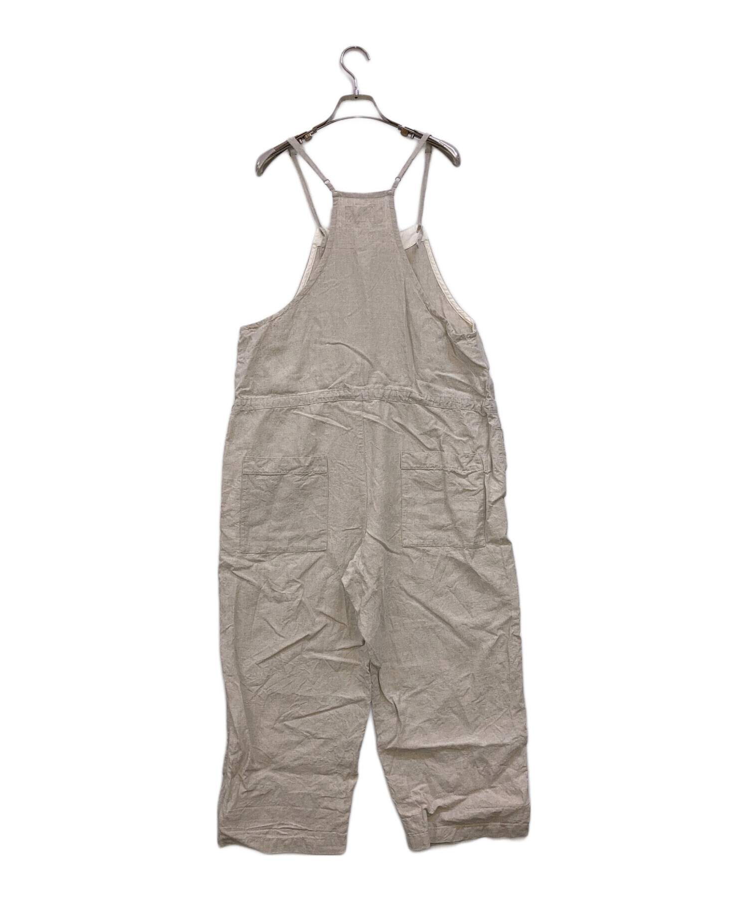 中古・古着通販】nest Robe (ネストローブ) リネンサロペット ベージュ