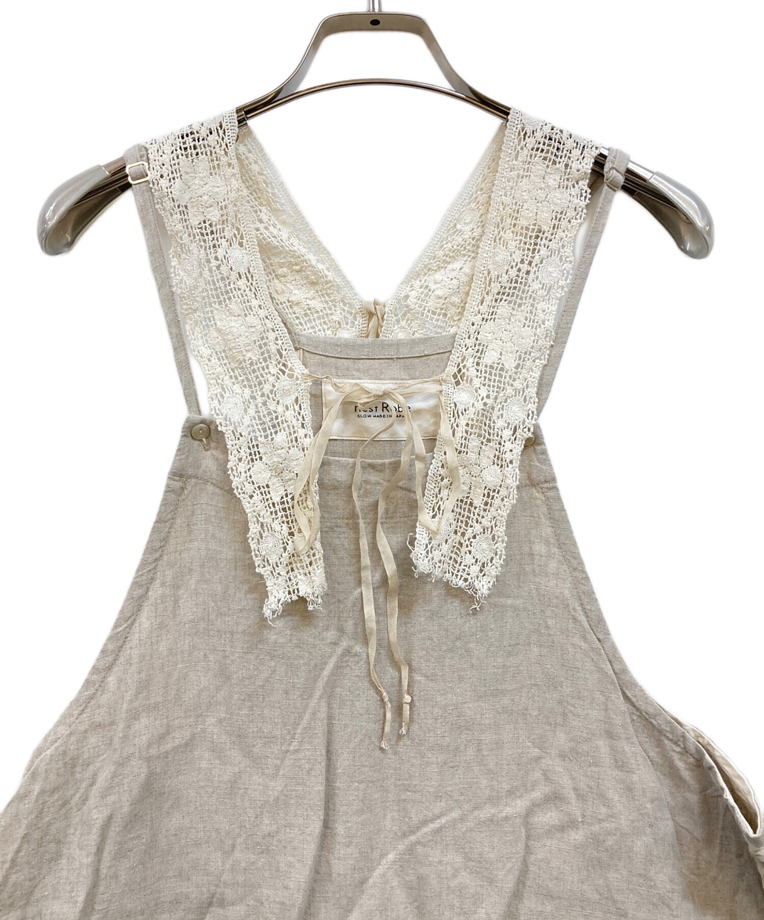 中古・古着通販】nest Robe (ネストローブ) リネンサロペット ベージュ