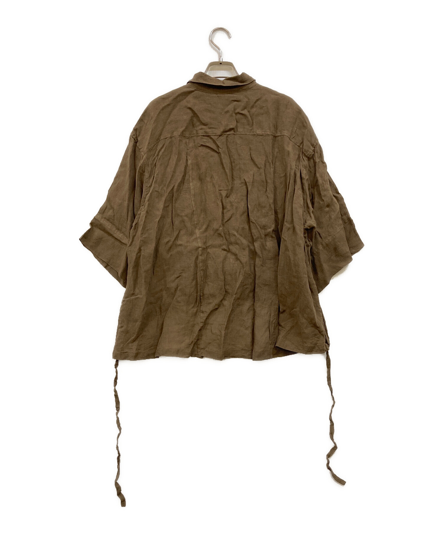 中古・古着通販】Curensology (カレンソロジー) リネンドロストシャツ