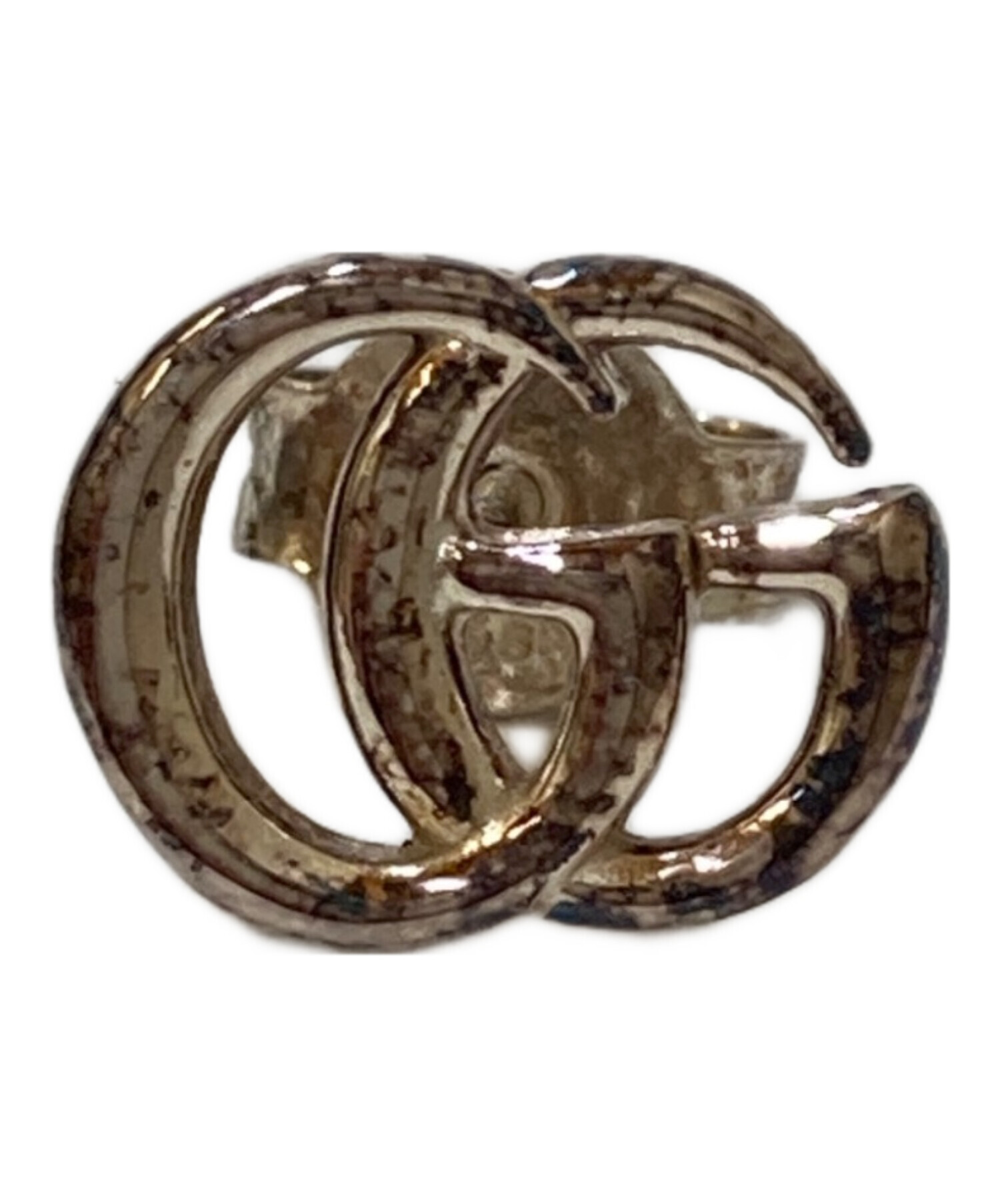 中古・古着通販】GUCCI (グッチ) ダブル Gピアス シルバー｜ブランド 