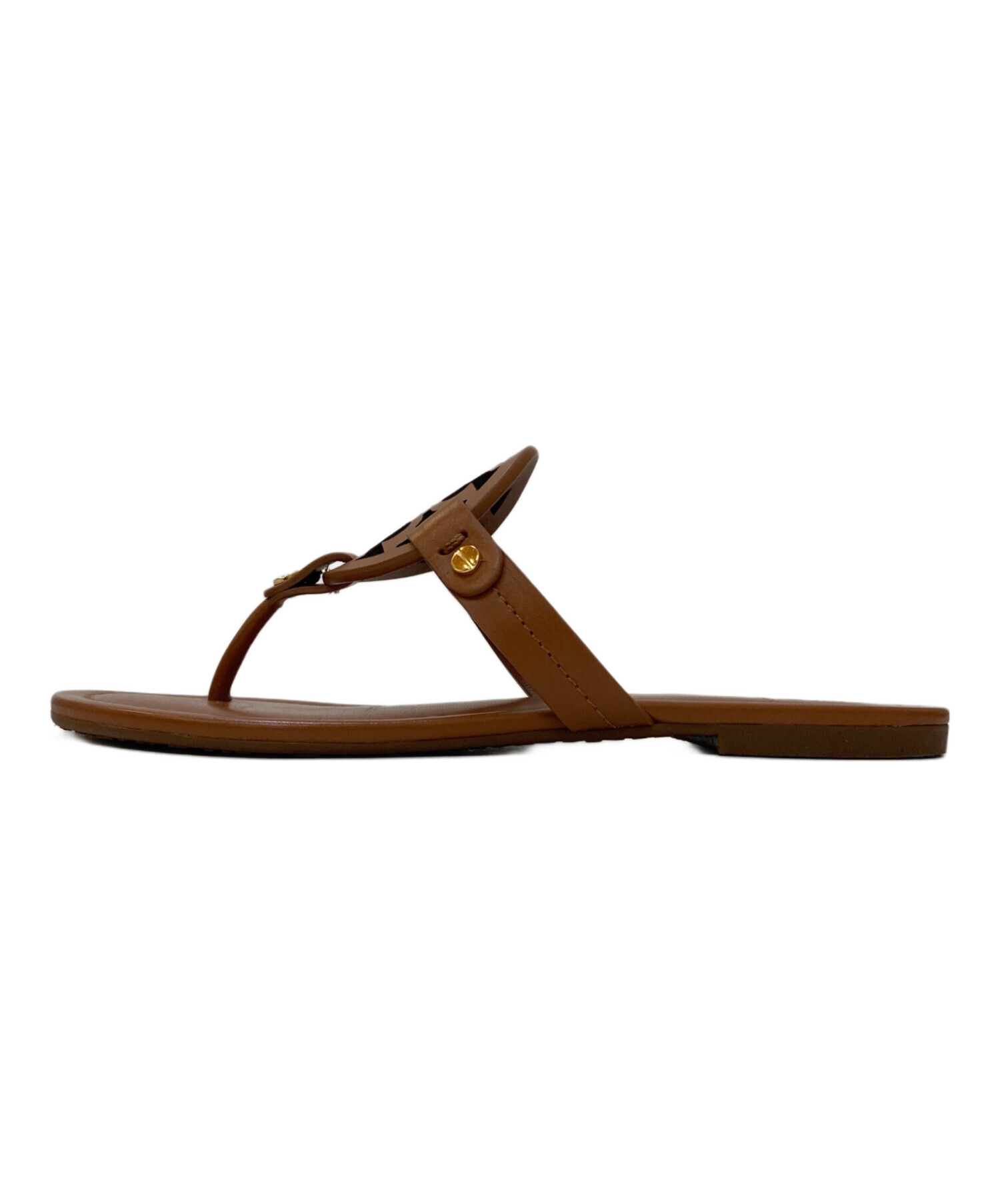 中古・古着通販】TORY BURCH (トリーバーチ) ミラーサンダル ブラウン
