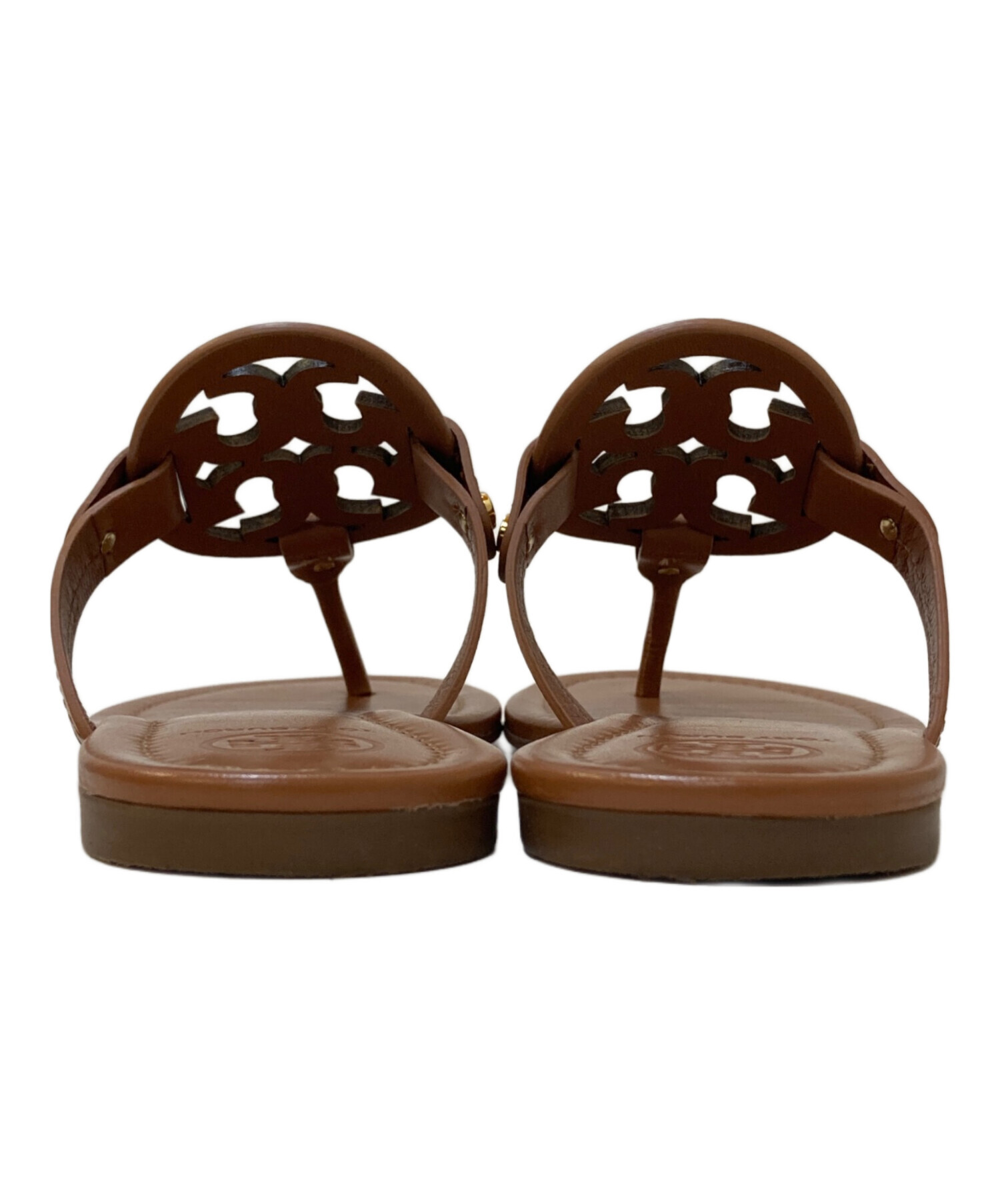 中古・古着通販】TORY BURCH (トリーバーチ) ミラーサンダル ブラウン