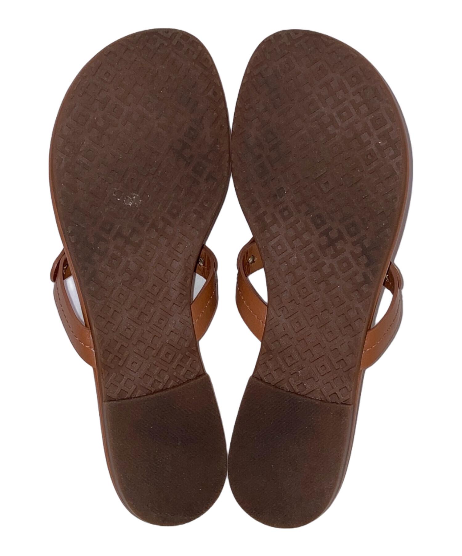 TORY BURCH トリーバーチ ミラー サンダル タン 6M 中古・古着通販】TORY BURCH (トリーバーチ) ミラーサンダル ブラウン