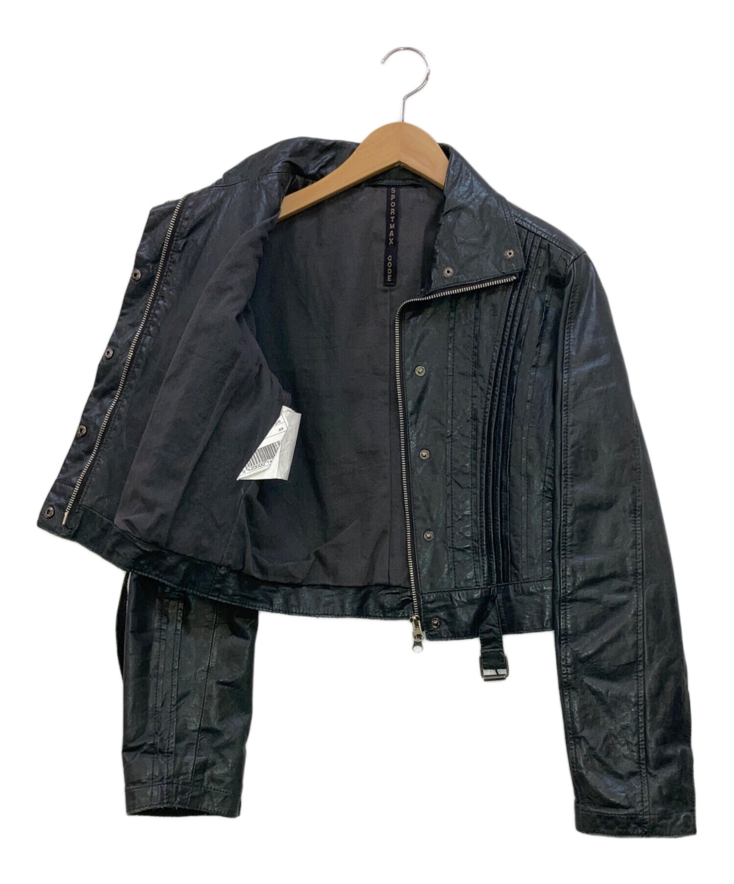 SPORT MAX　レザージャケット 中古・古着通販】SPORT MAX (スポーツマックス) レザージャケット