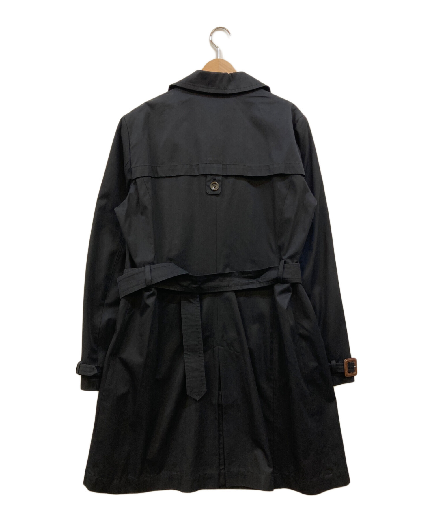 新品同様✨　maxmara weekend トレンチコート　ブラック　ホワイト MAXMARA WEEKEND LINE MAX MARA ウィークエンド マックスマーラ