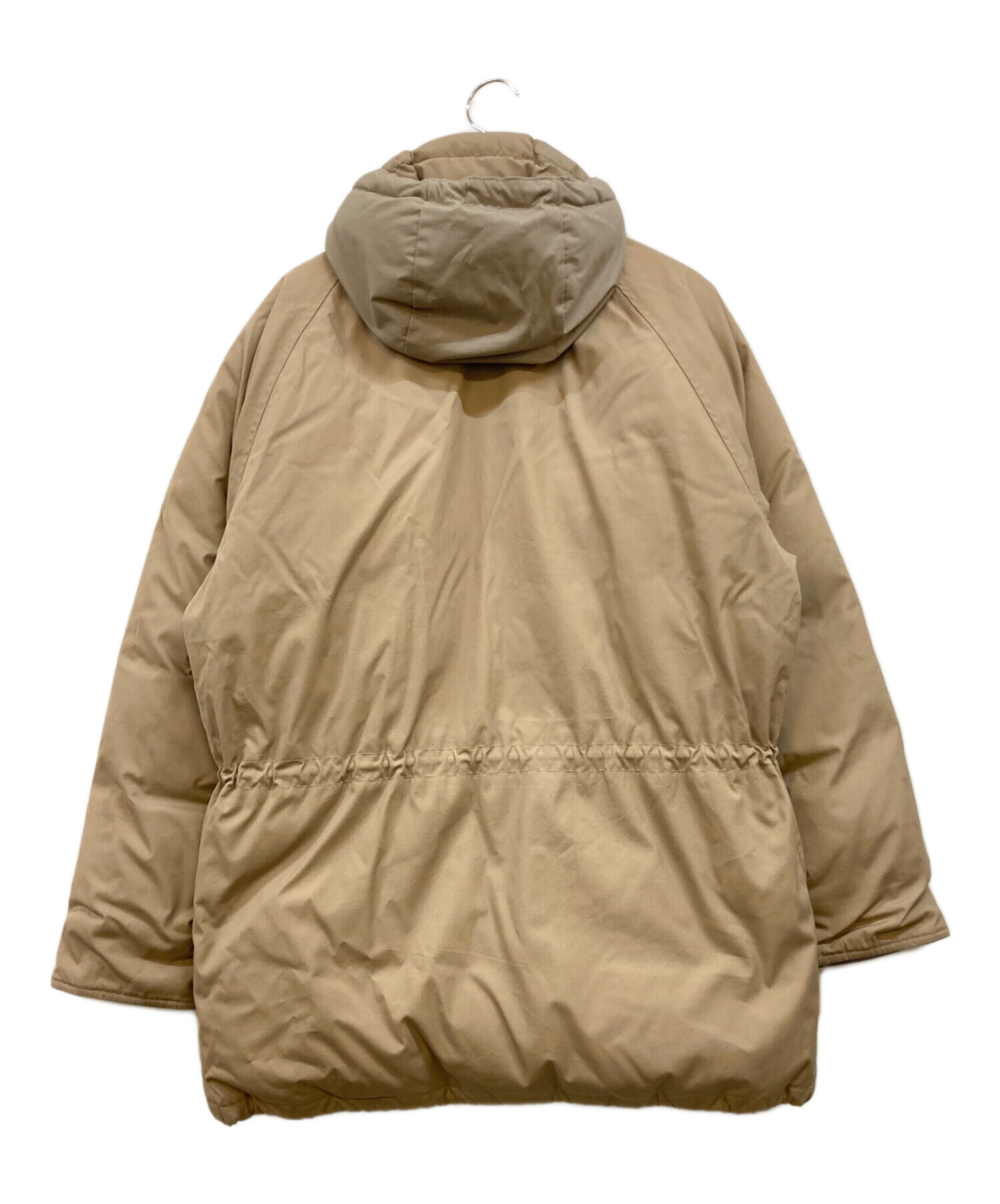 Eddie Bauer ベージュ ダウンジャケット 中古・古着通販】Eddie Bauer (エディーバウアー) 70's フード付ダウン