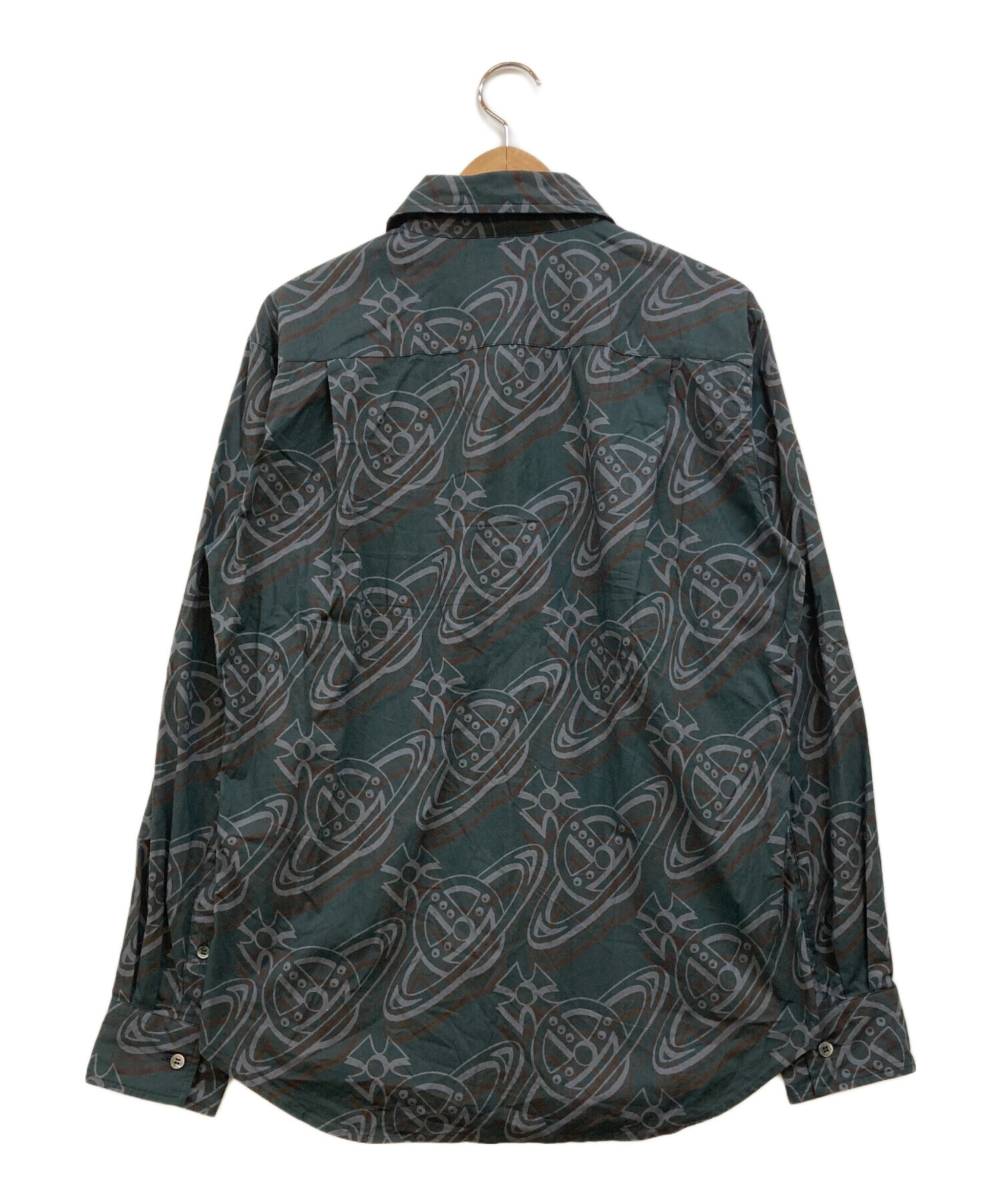 Vivienne Westwood 総柄 オーブ シャツ ピンク M ヴィヴィアンウエスト