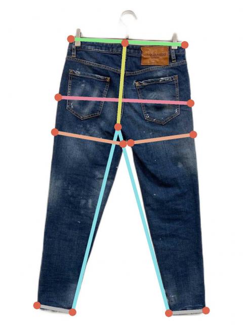 中古・古着通販】DSQUARED2 (ディースクエアード) ダメージ加工デニム