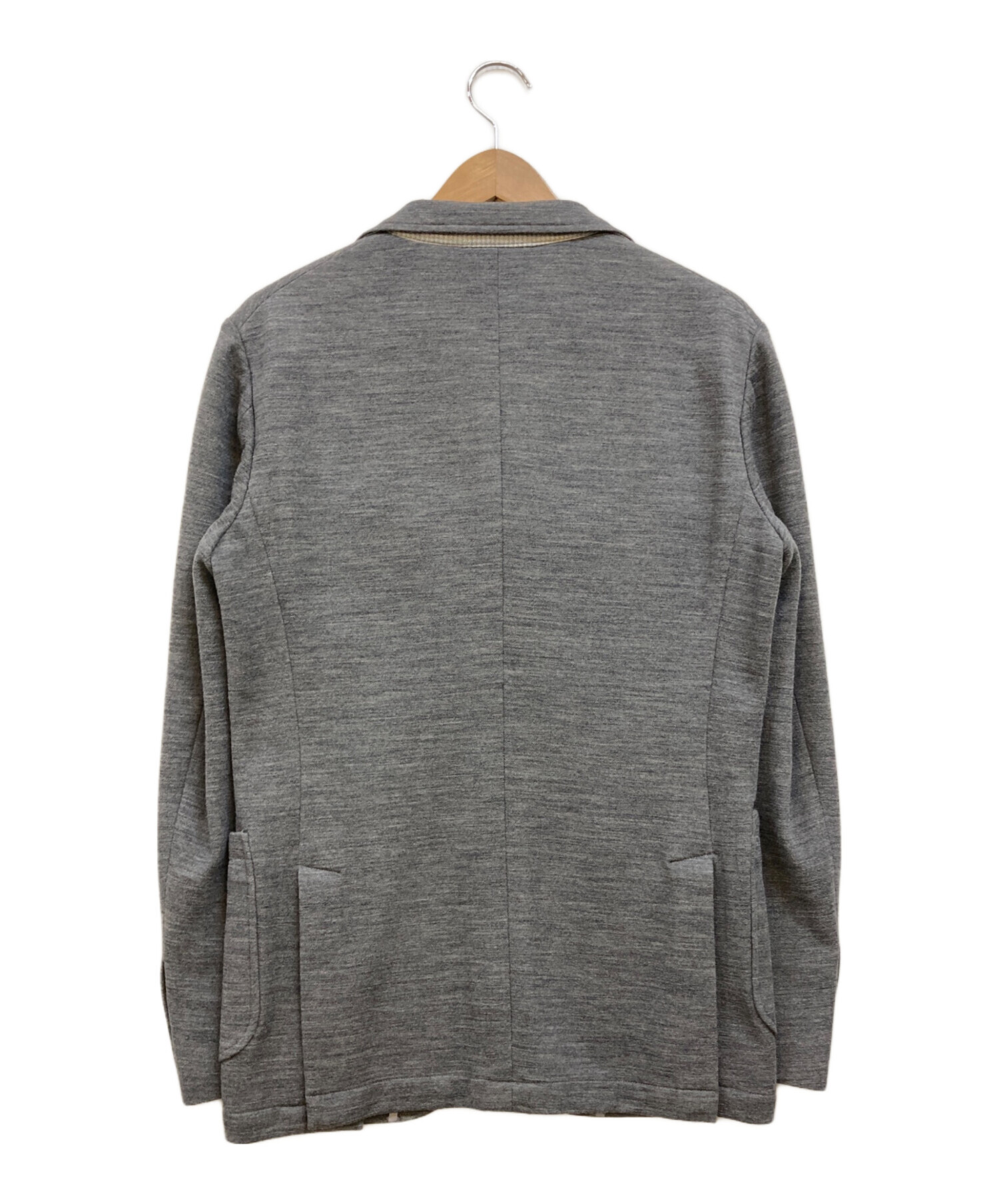 RINGJACKETリングジャケット　ヘリンボーンコート　グレー　46 RINGJACKETリングジャケット ヘリンボーンコート グレー 46