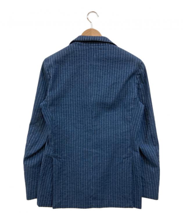 LARDINI ラルディーニ 3B ジャケット イタリア製 X2554 中古・古着通販】LARDINI (ラルディーニ) リネン混 3B ストライプ