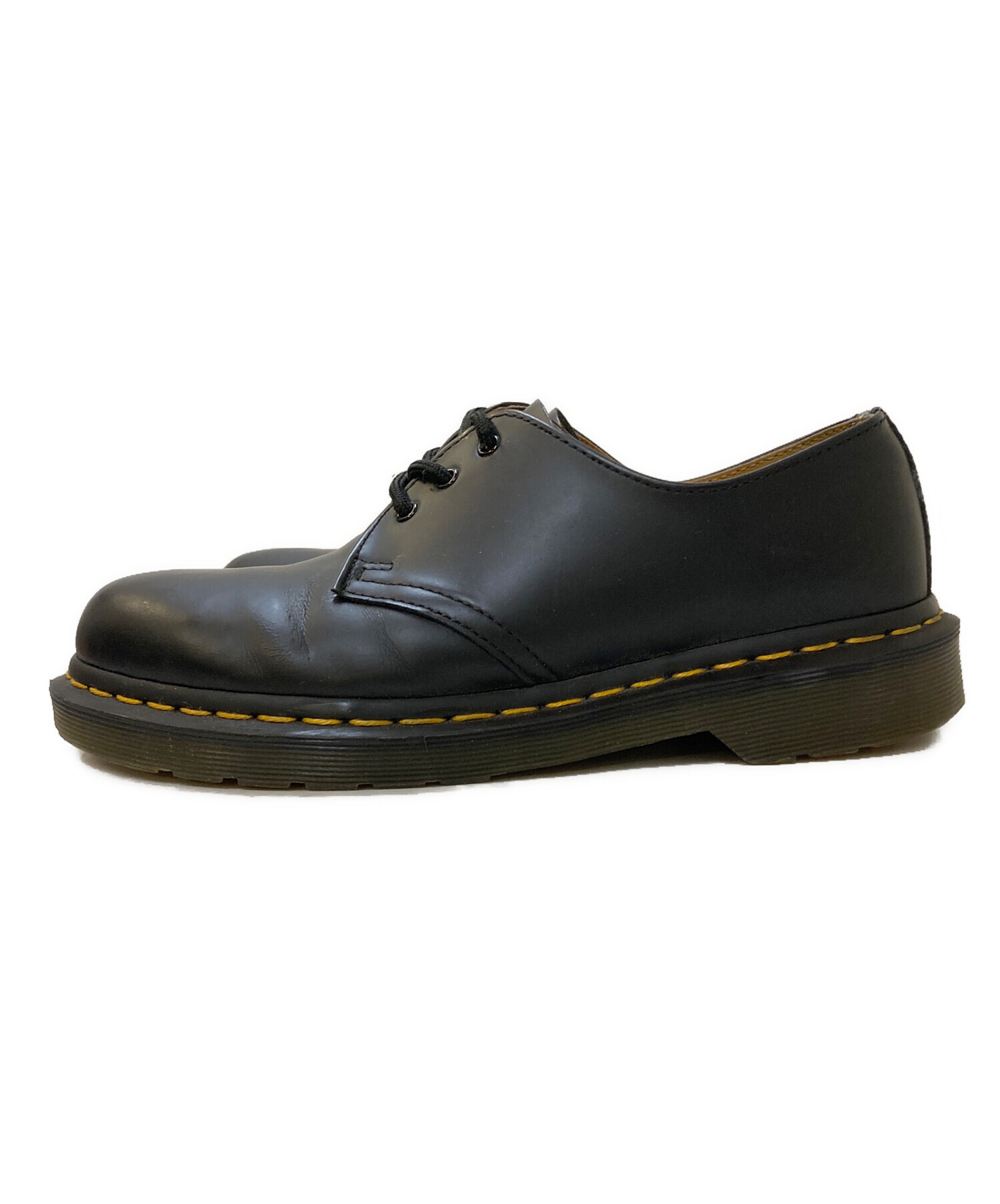 未使用品Dr. Martens 黒 レザー チャンキーヒール3ホールUK6 中古・古着通販】Dr.Martens (ドクターマーチン) 3 ホール シューズ