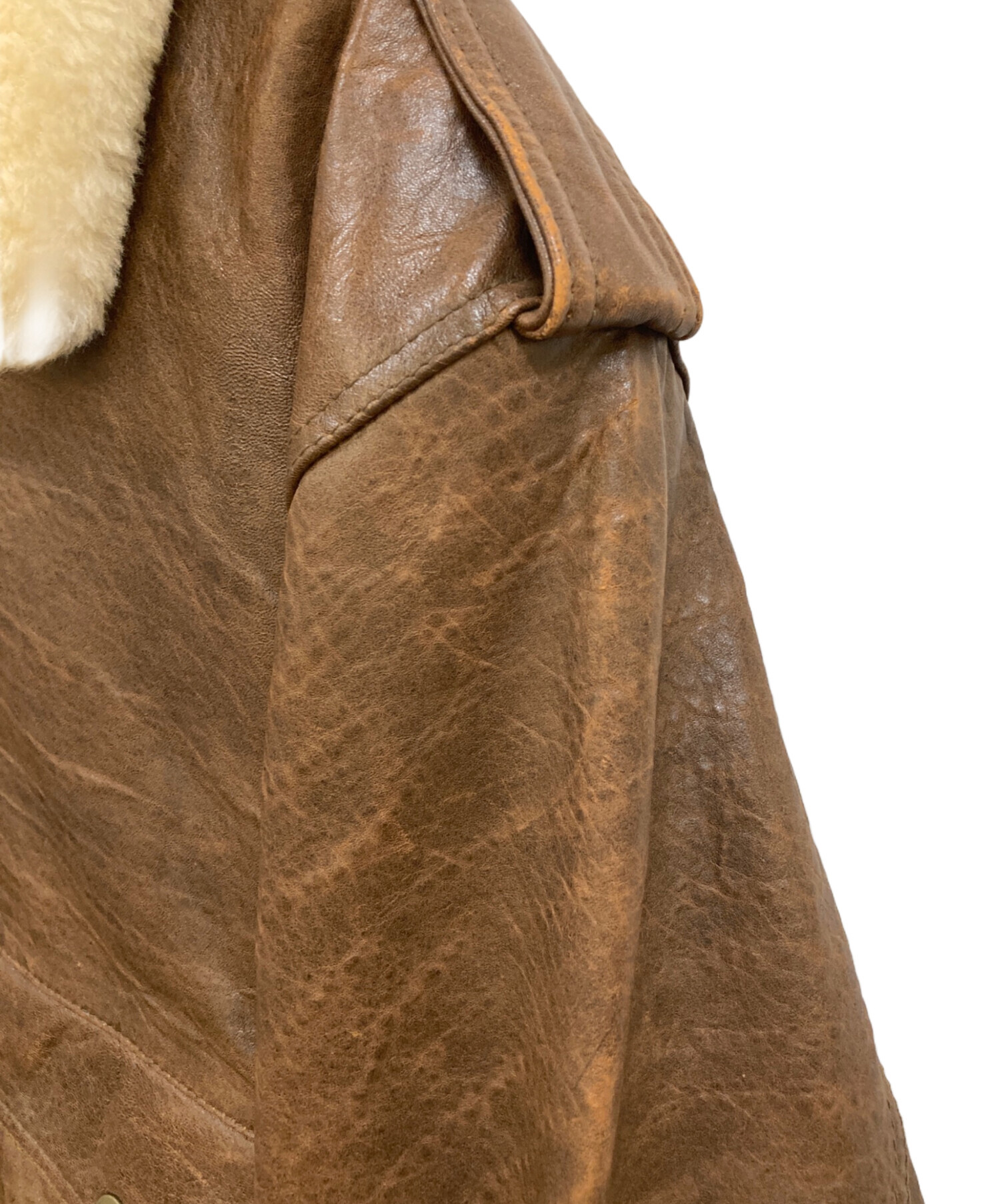 90s G-1 ボア フライトジャケット 羊革 URBAN EXPRESS 中古・古着通販】urban express (アーバン エクスプレス) 襟ボア G-1