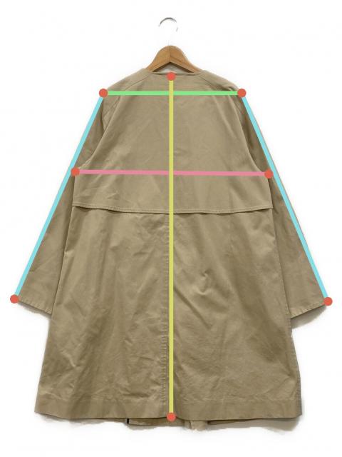 ギャルリーヴィー ドライコットンツイル ノーカラーコート ダブル セール】 ドライコットンツイル ノーカラーコート （その他アウター