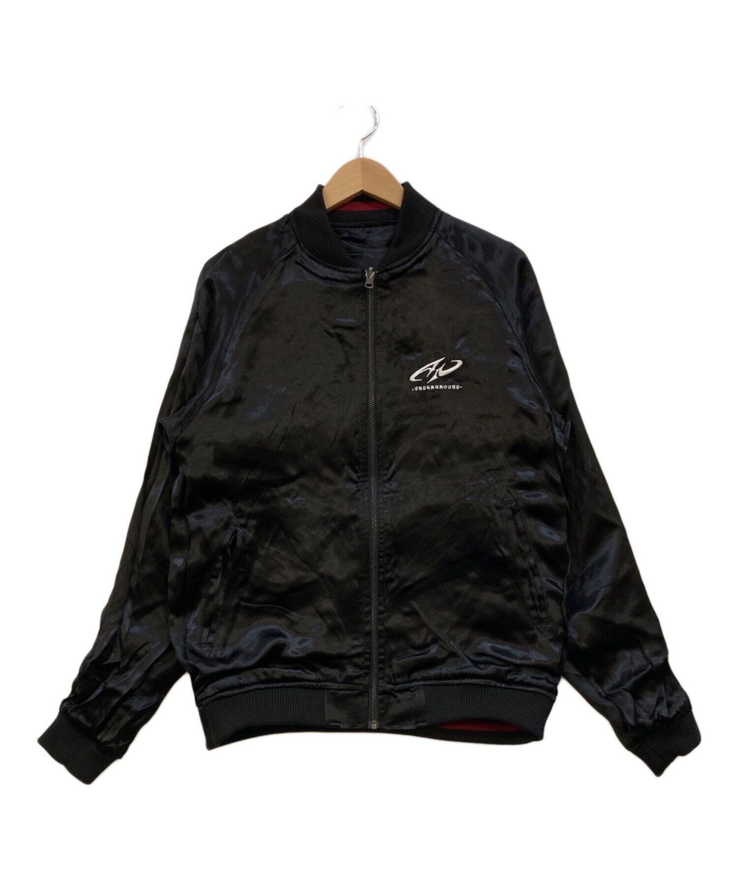 PSYCHO NATION スカジャン リバーシブル リブニット 44 XL相当 PSYCHO NATION スカジャン リバーシブル リブニット 44 XL相当