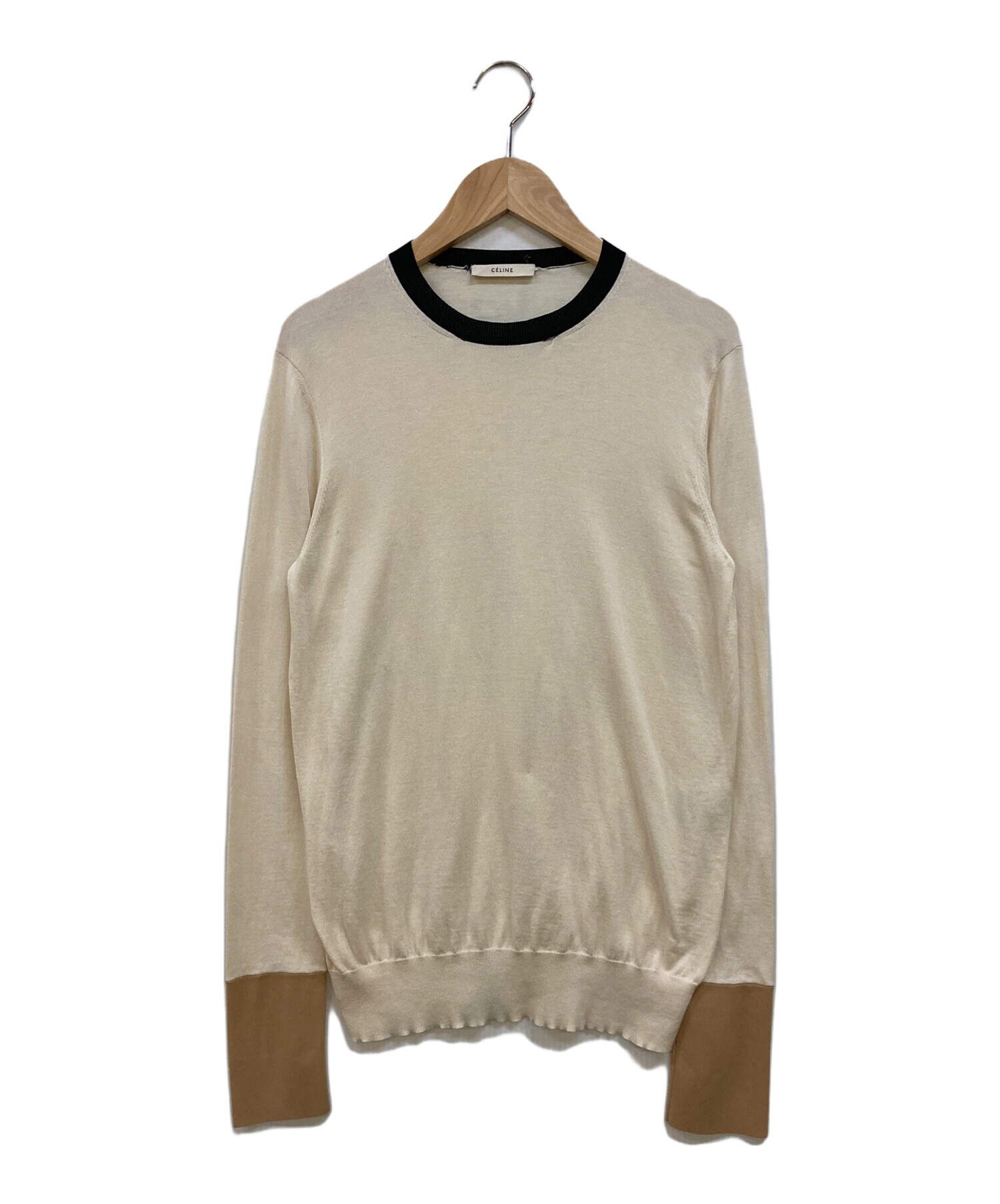 Celine セリーヌ フィービー シルク ニット セーター トリオンフ L 中古・古着通販】CELINE (セリーヌ) フィービー期 シルクブレンド バイ