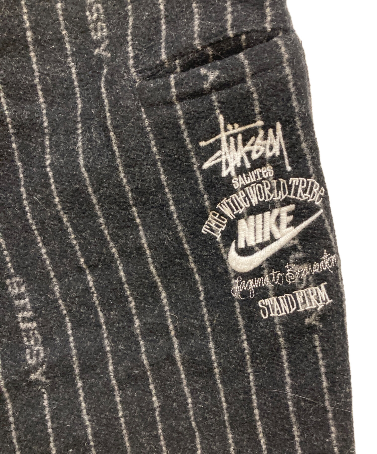 中古・古着通販】stussy (ステューシー) NIKE (ナイキ) STRIPE WOOL