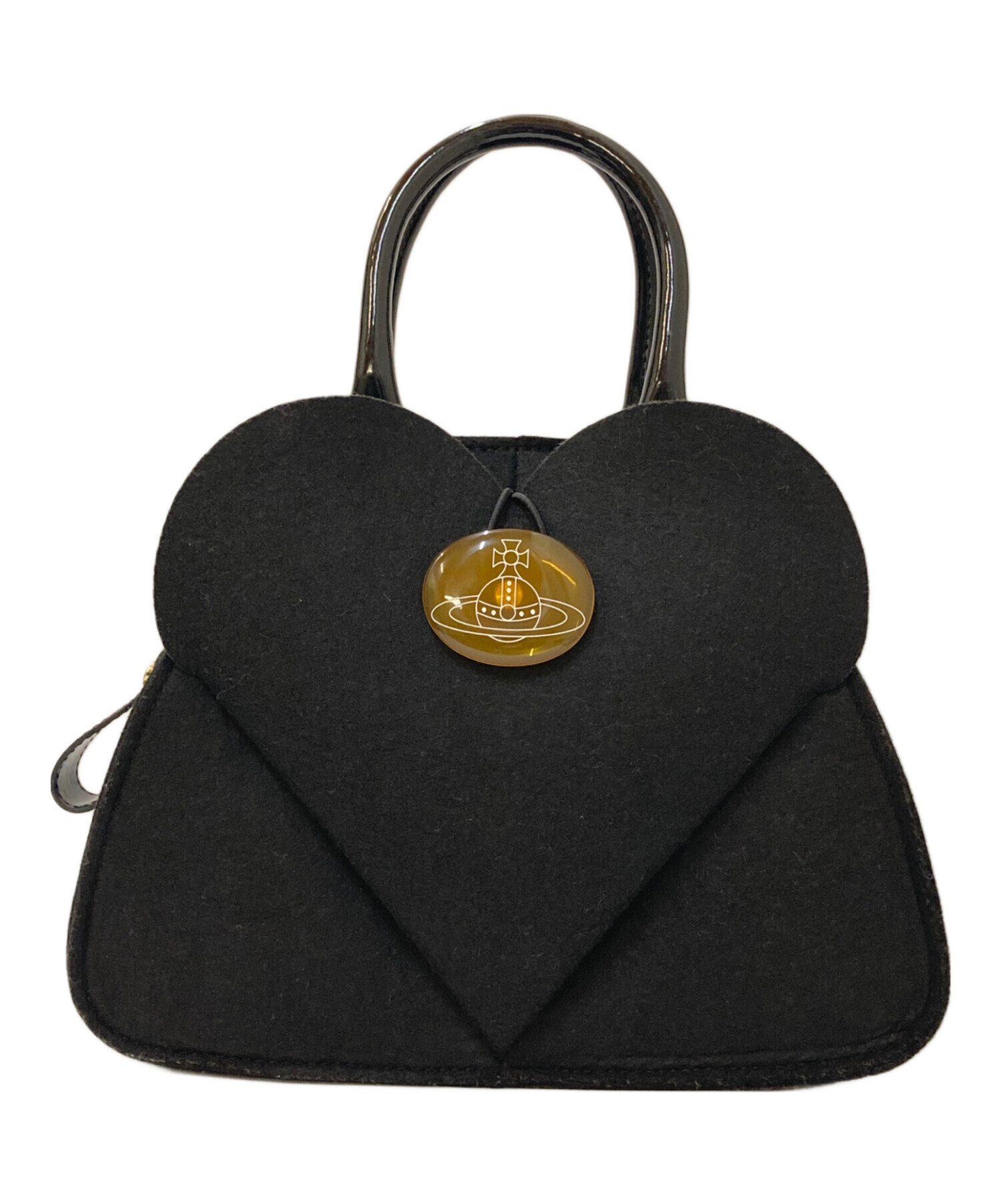 ヴィヴィアンウエストウッド フェルト オーブ ハンドバッグ 中古・古着通販】Vivienne Westwood (ヴィヴィアンウエスト