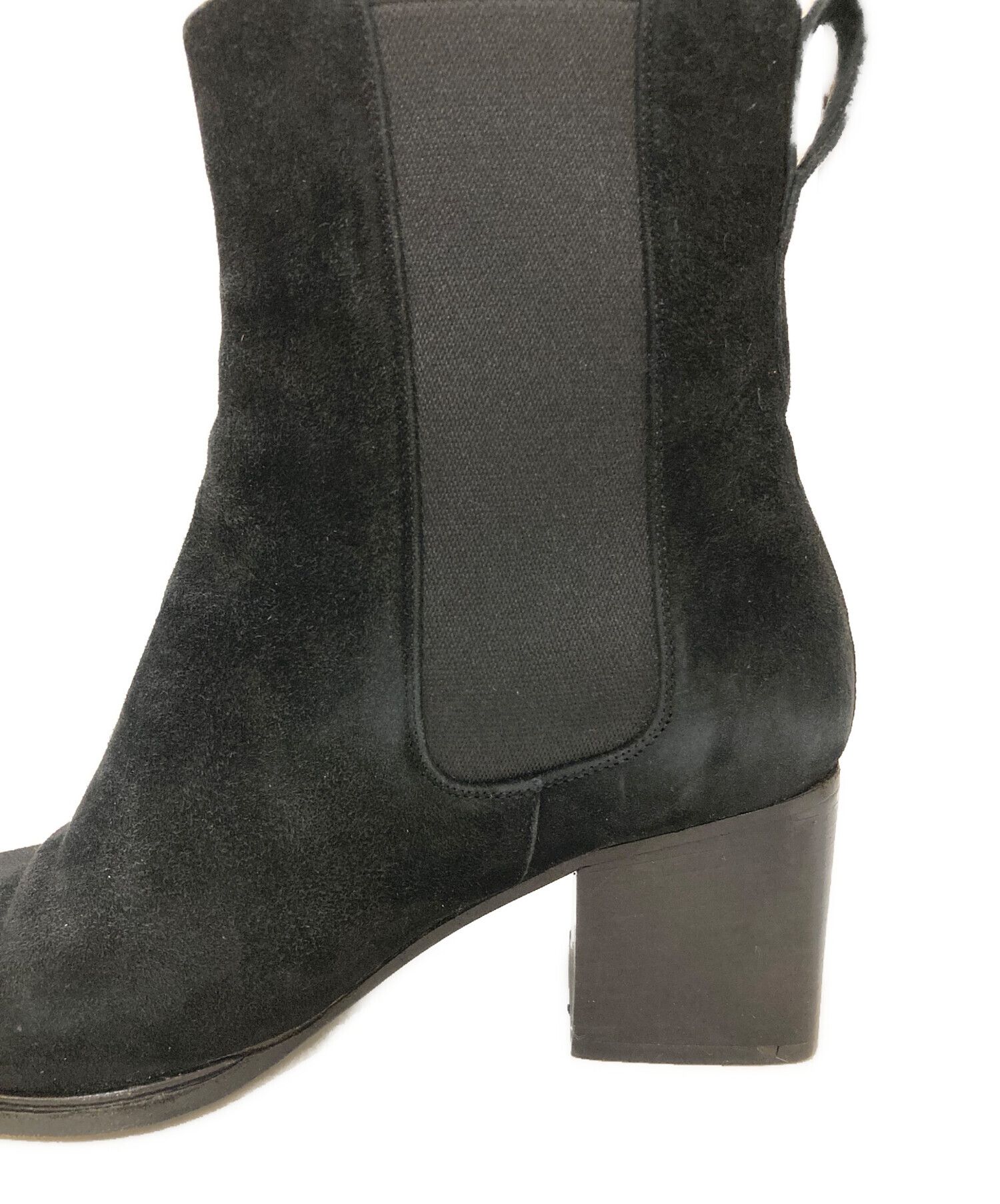 OLD GUCCI オールドグッチ サイドゴアブーツ 中古・古着通販】GUCCI (グッチ) サイドゴアブーツ ブラック サイズ:6