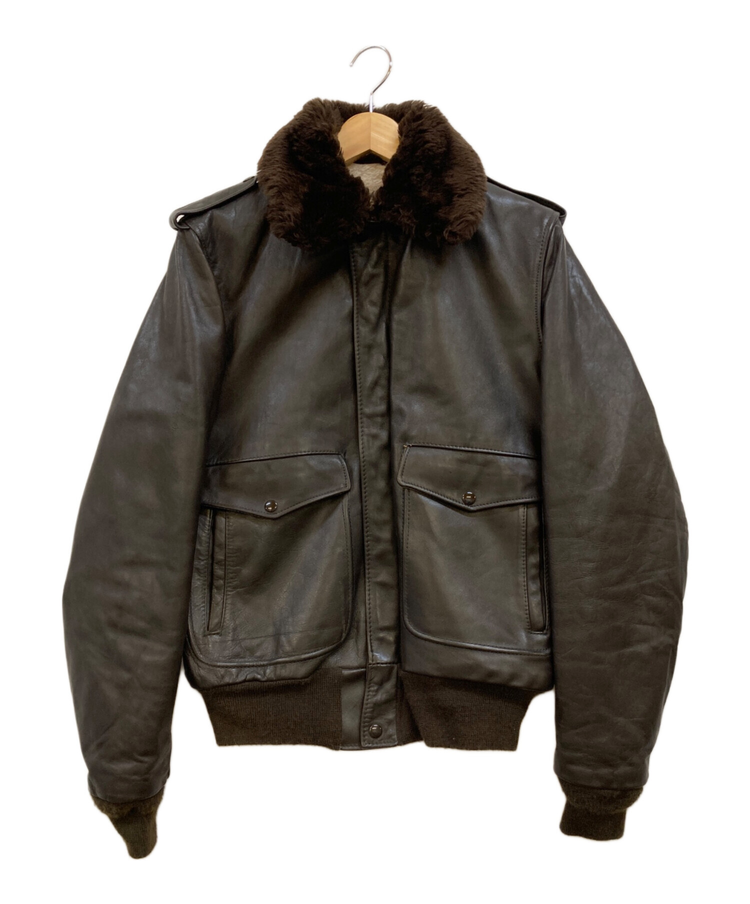 【希少 美品】Schott 139 G-1 フライトジャケット レザー 38 中古・古着通販】Schott (ショット) G-1 レザーフライトジャケット