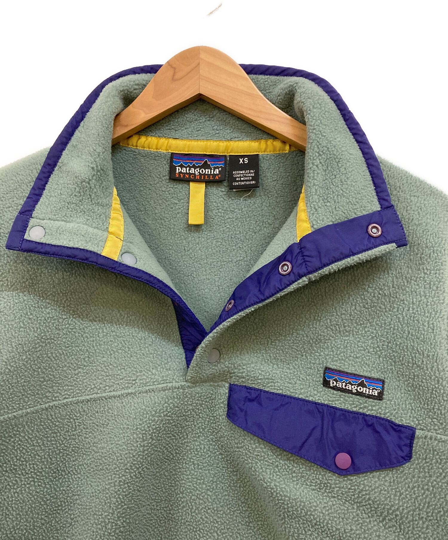 中古・古着通販】Patagonia (パタゴニア) シンチラスナップT グリーン